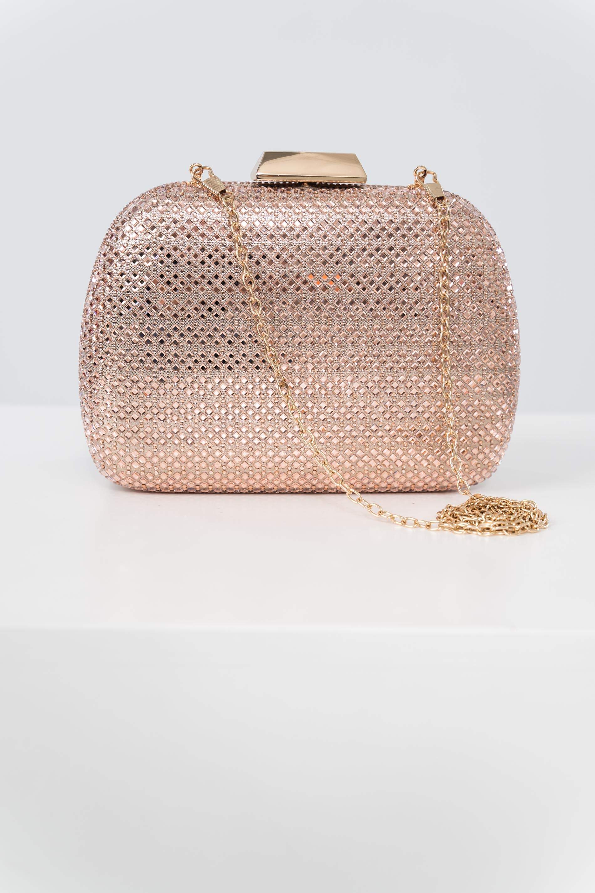 BOLSO CLUTCH BRILLOS NUDE