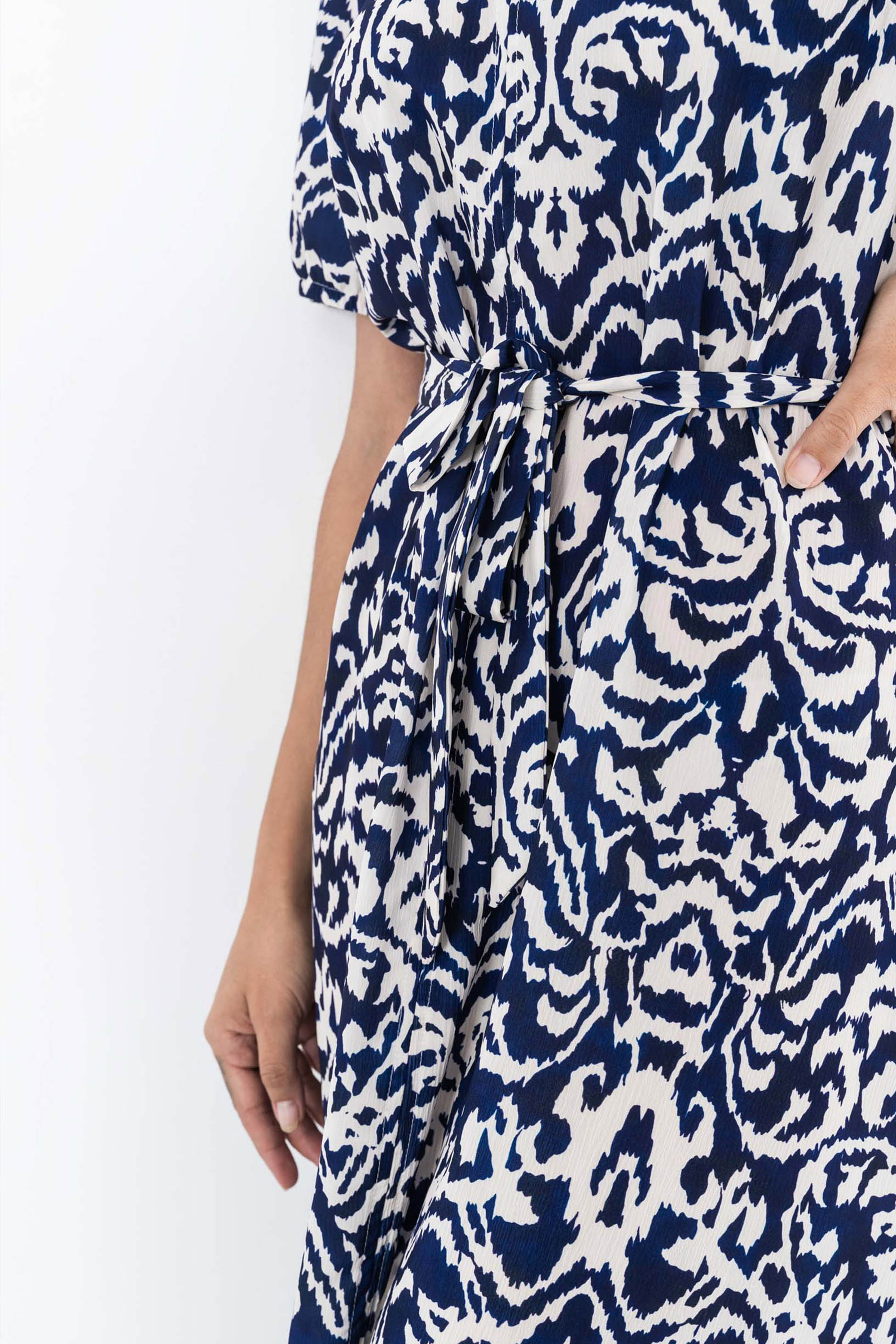 VESTIDO LARGO BICOLOR