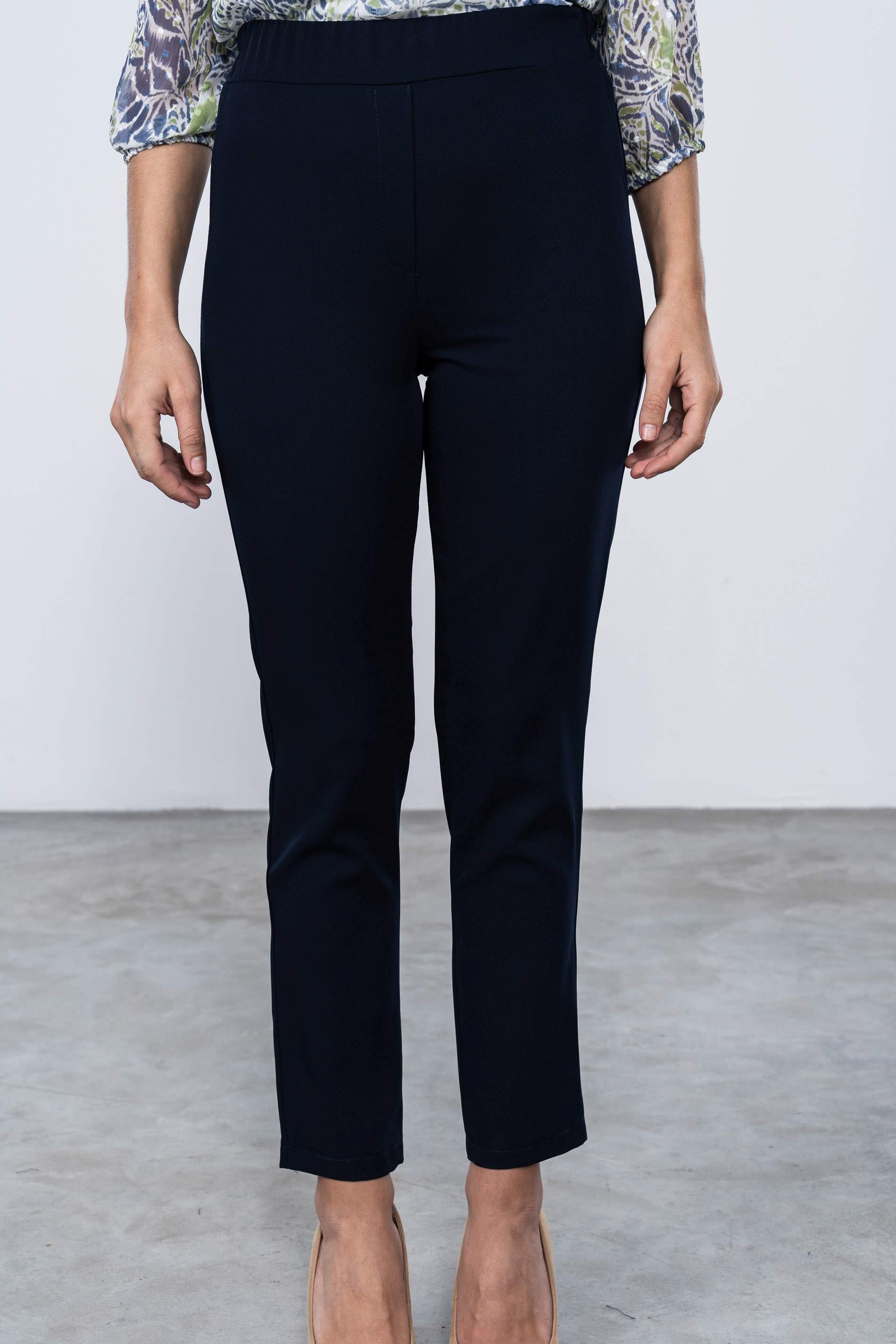 PANTALON VESTIR GOMA MARINO