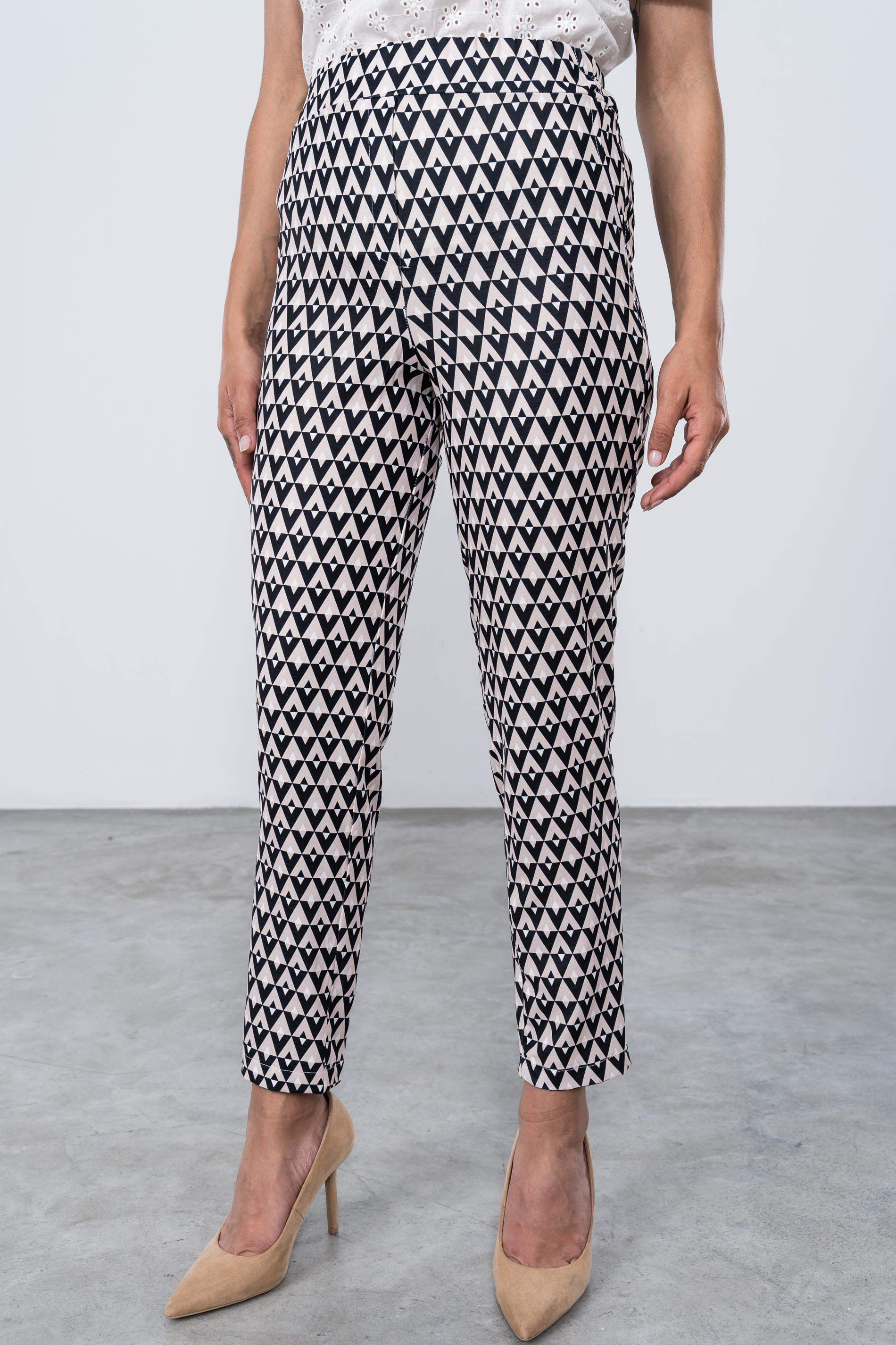 PANTALON GEOMETRICOS BICOLOR