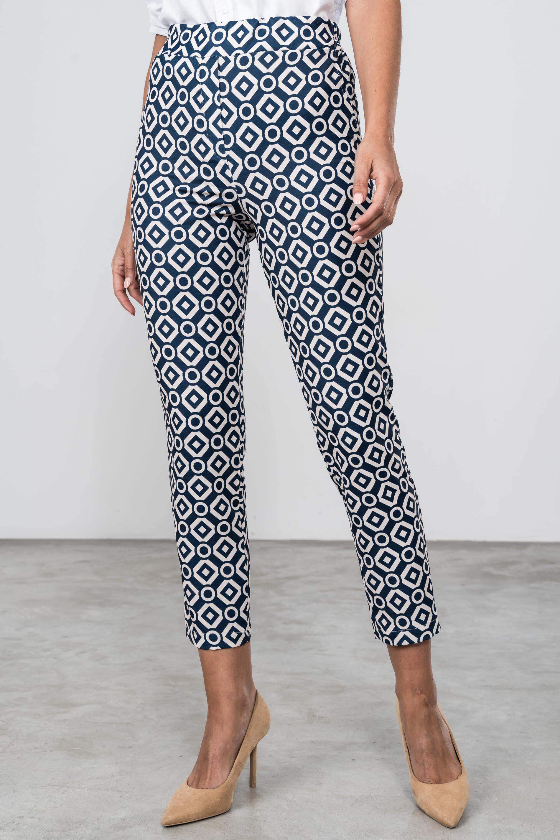 PANTALON ESTAMPADO GEOMETRICO 