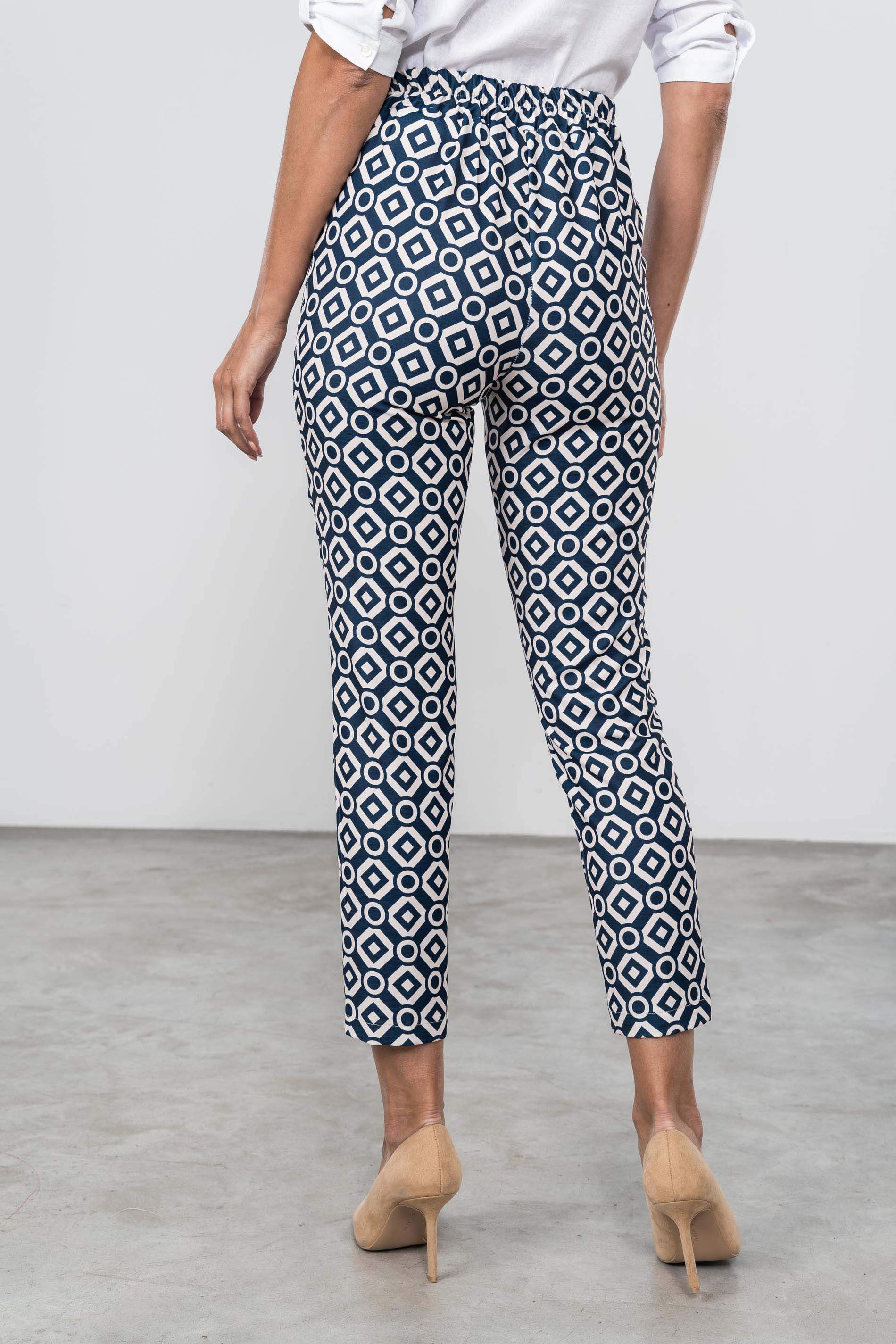 PANTALON ESTAMPADO GEOMETRICO 