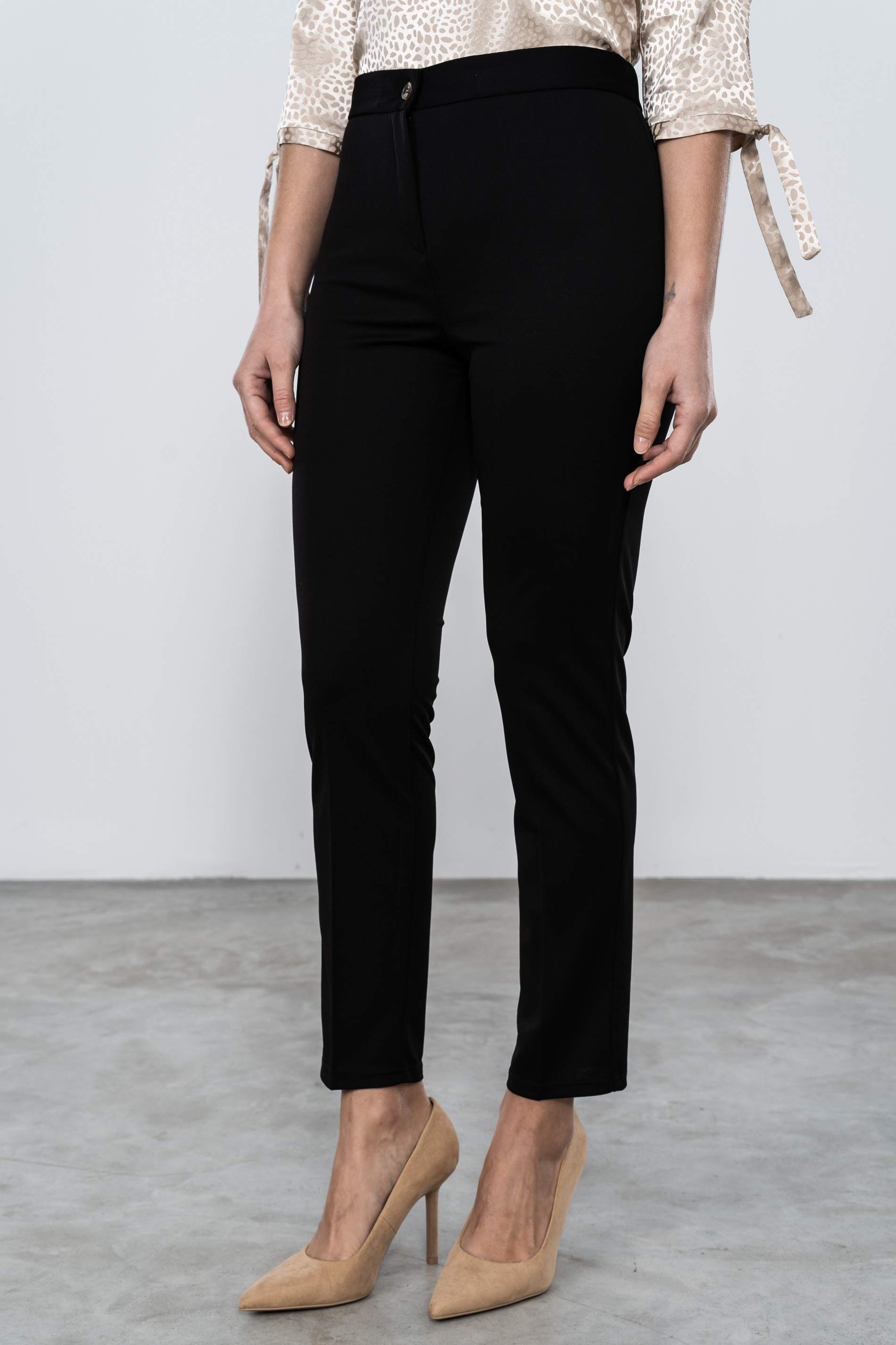 PANTALON GOMA CINTURA NEGRO