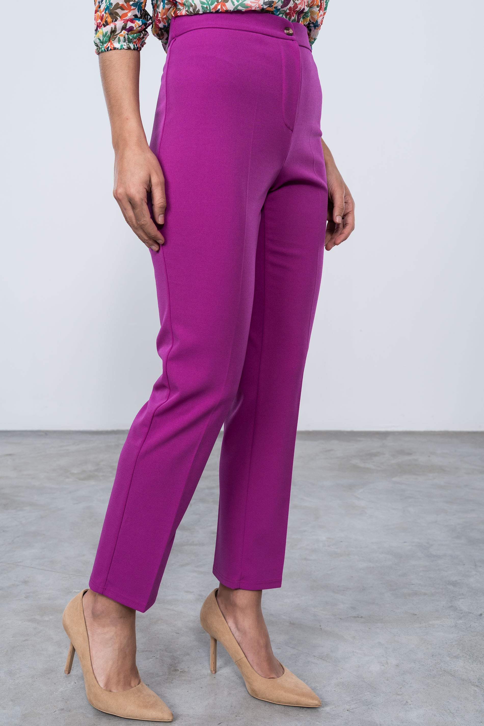 PANTALON GOMA CINTURA CREPE BUGANVILLA