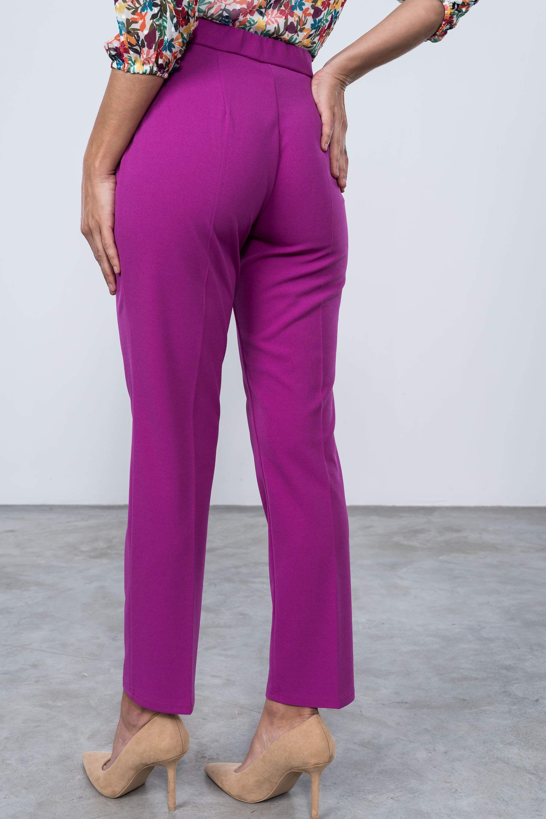 PANTALON GOMA CINTURA CREPE BUGANVILLA