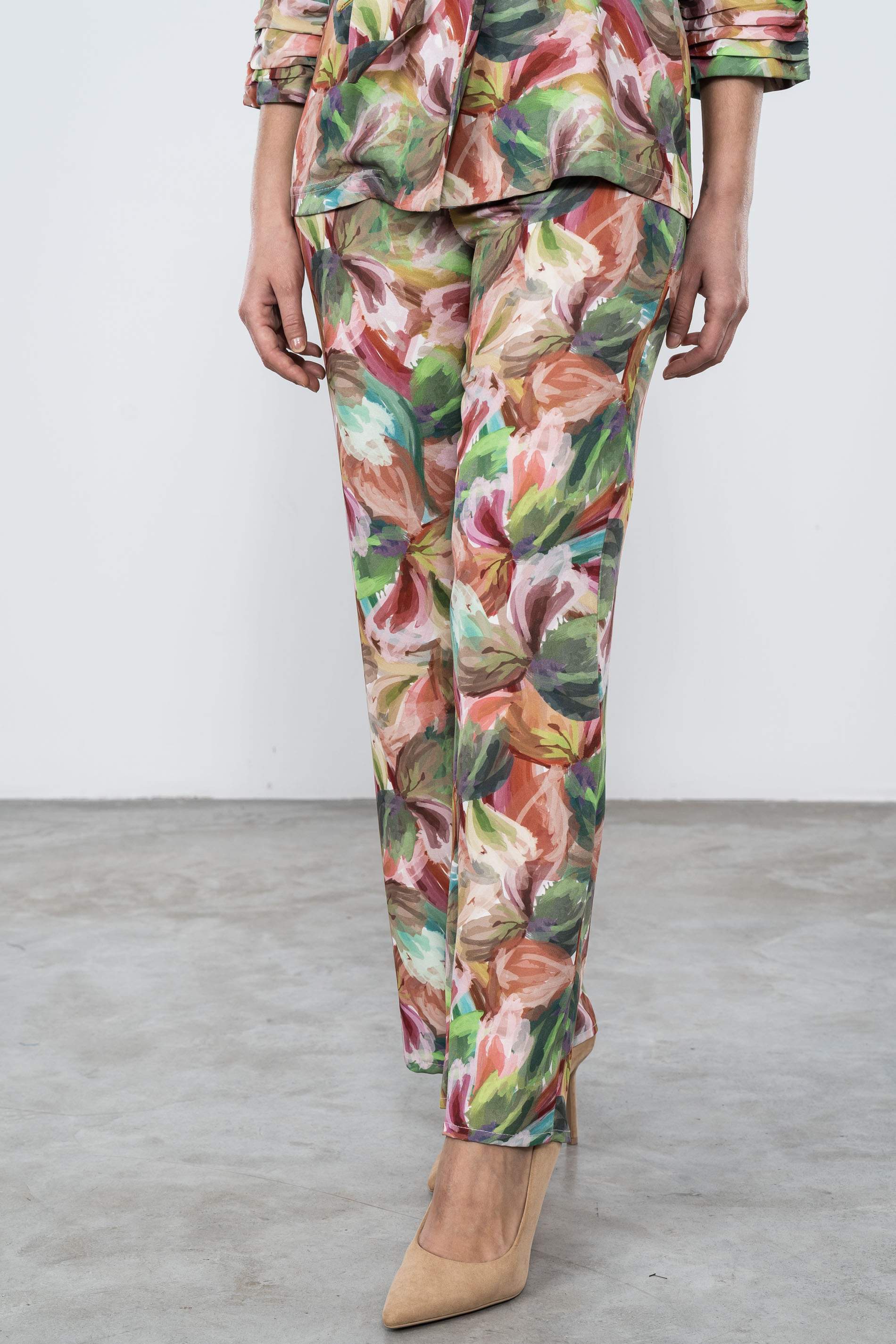 PANTALON FLORAL ACUARELA