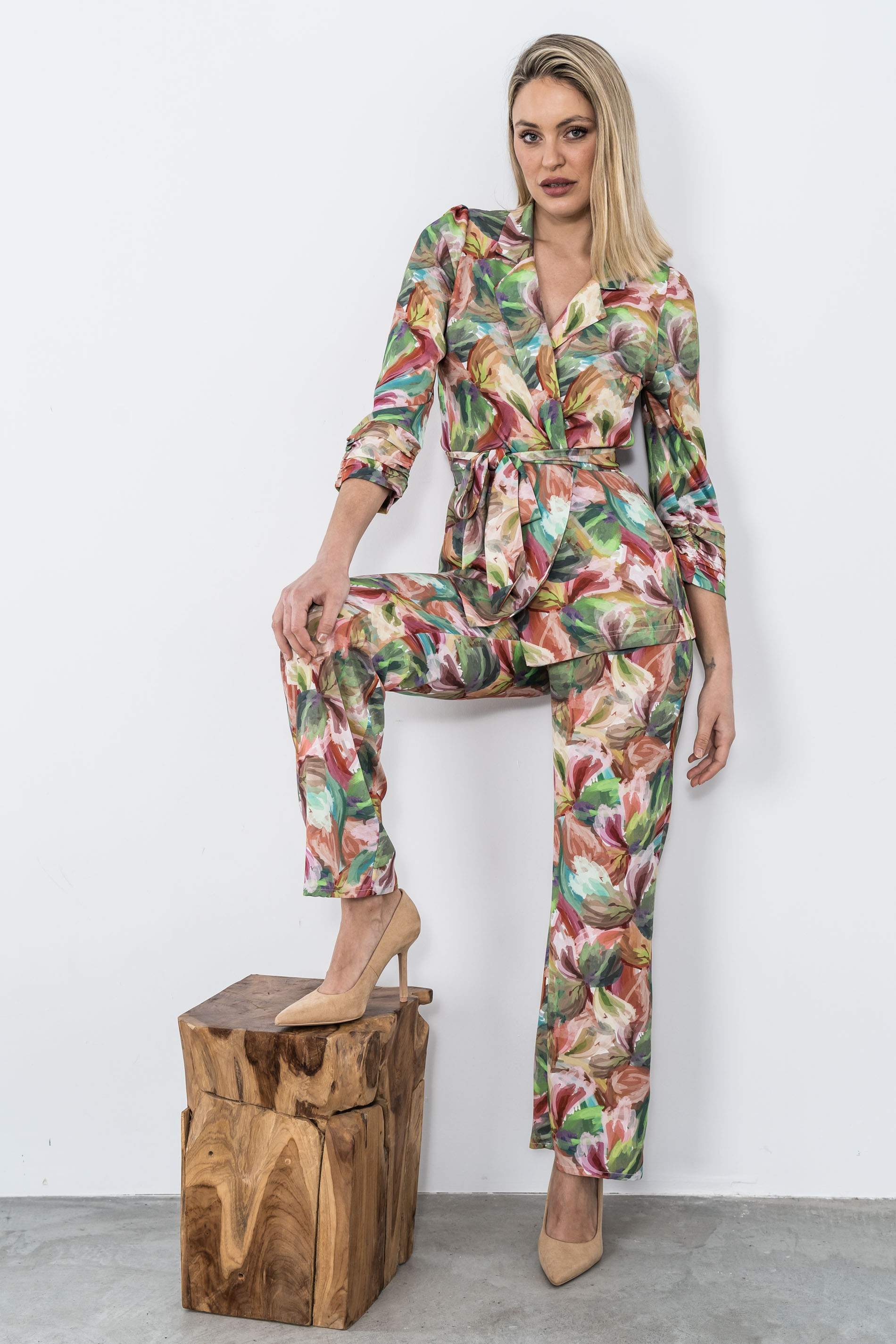 PANTALON FLORAL ACUARELA