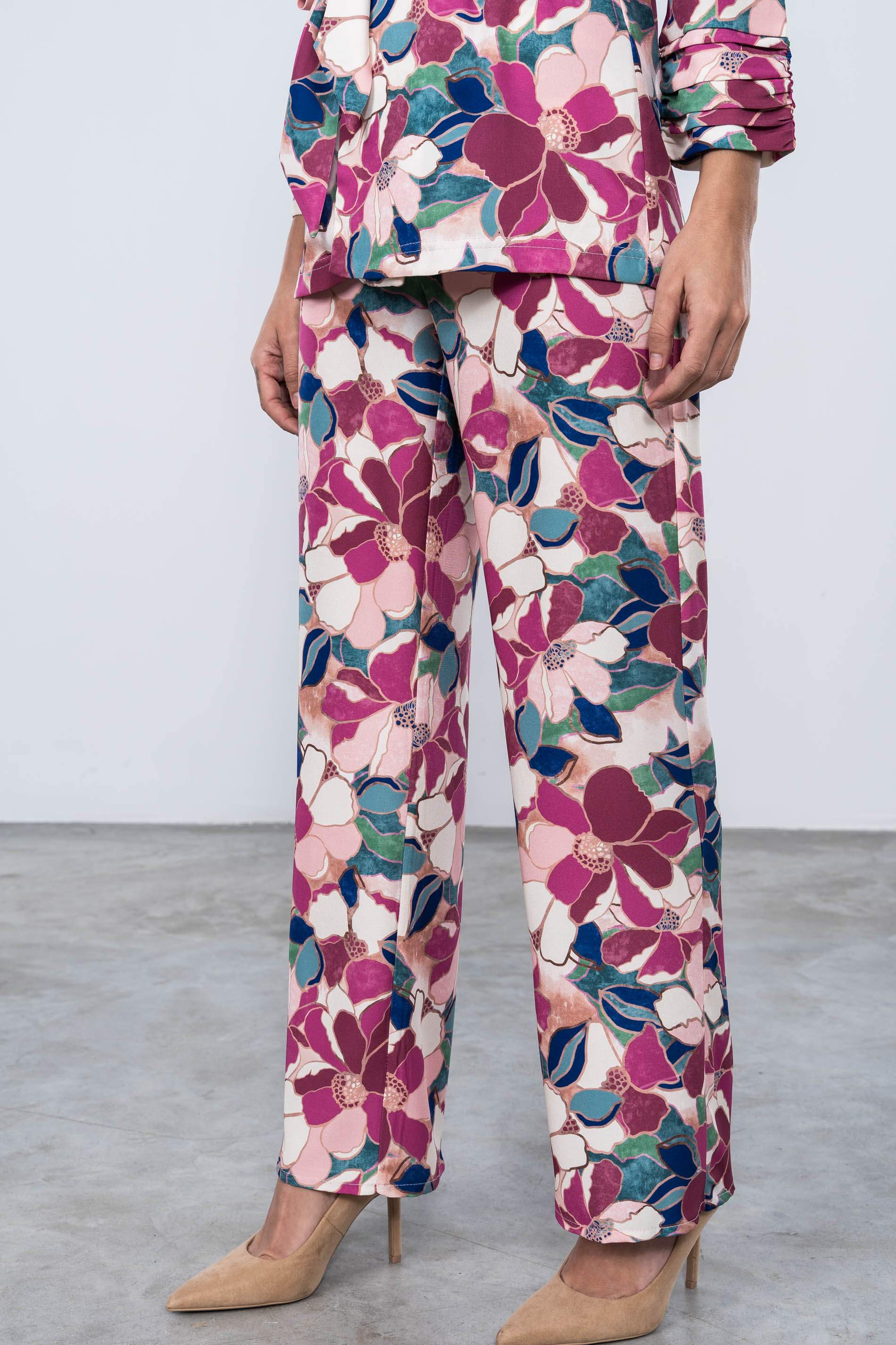 PANTALON TODO FLORES BUGANVILLA