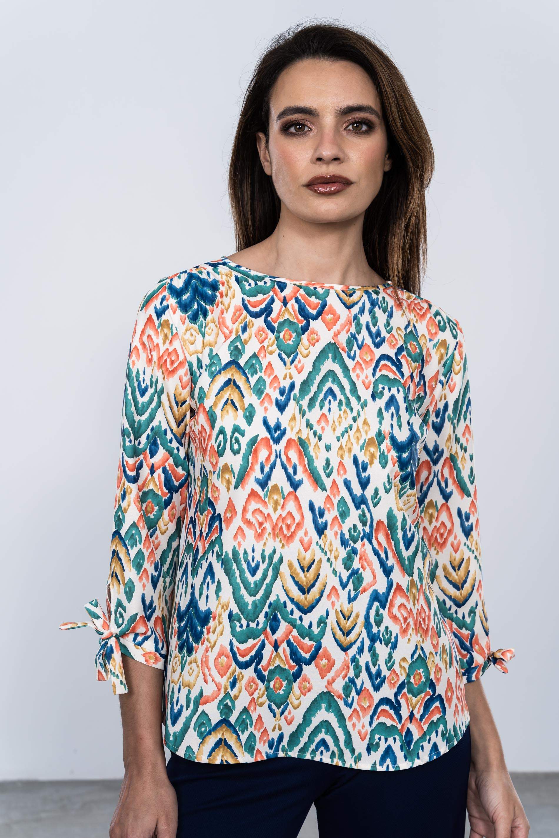 BLUSA ESTAMPADO ACUARELAS 