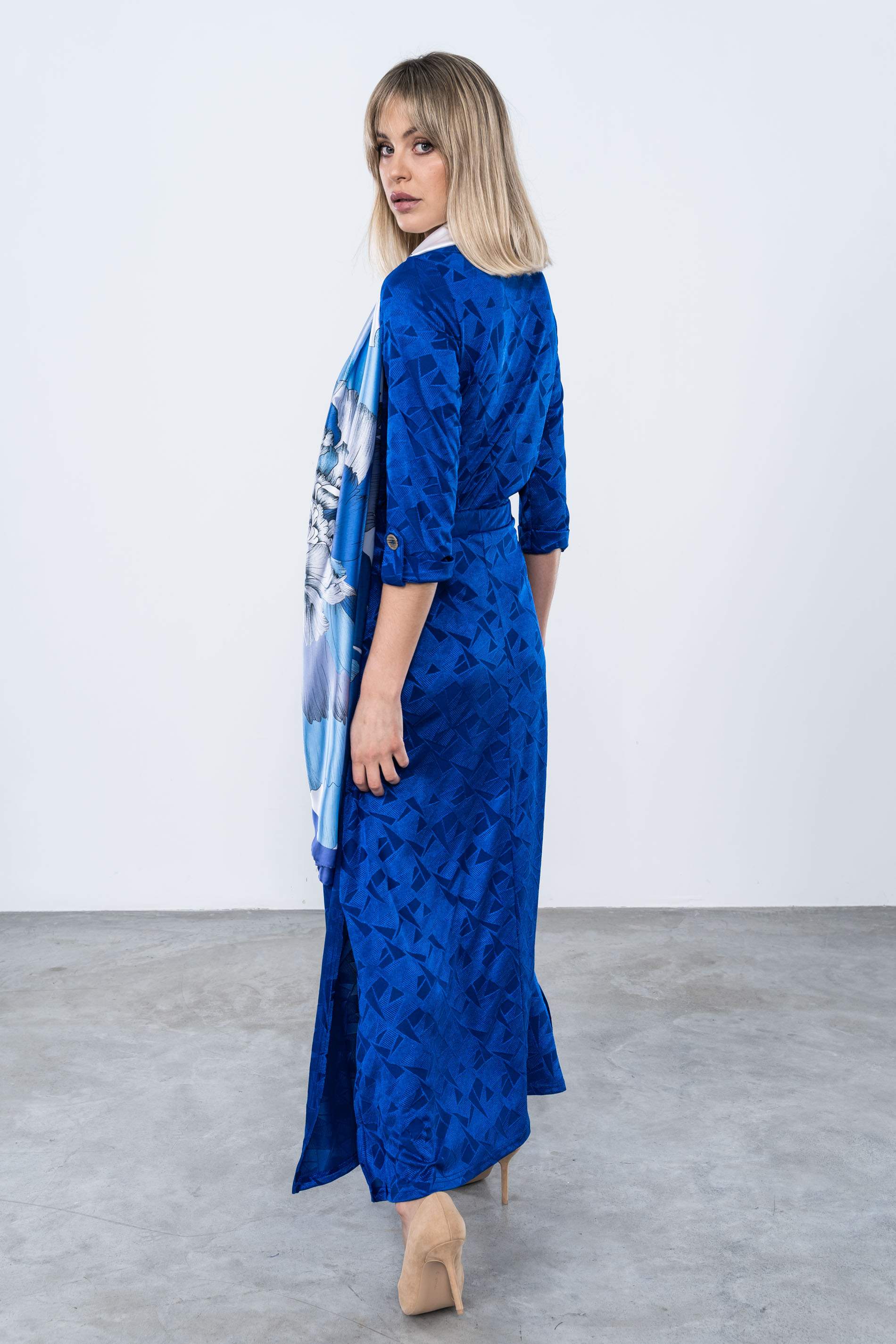 BLUSA PUNTO JACQUARD TRABILLA TINTA