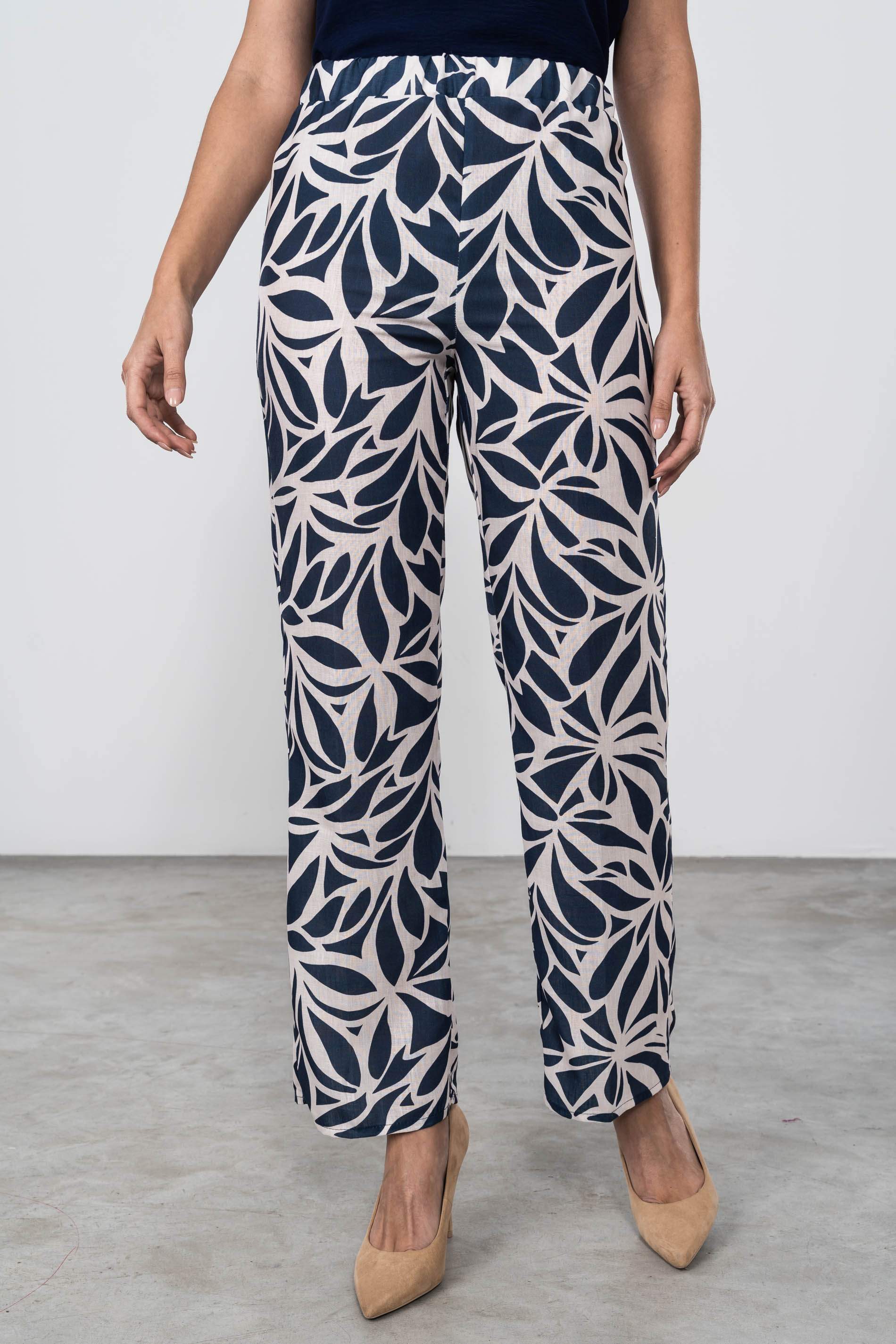 PANTALON FLORAL RECTO