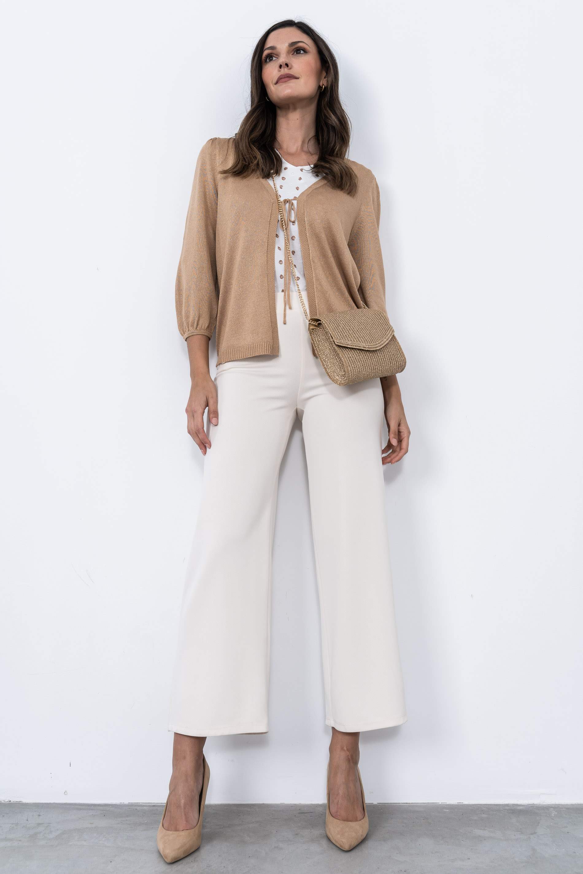 CHAQUETA CORDON BRILLO ORO