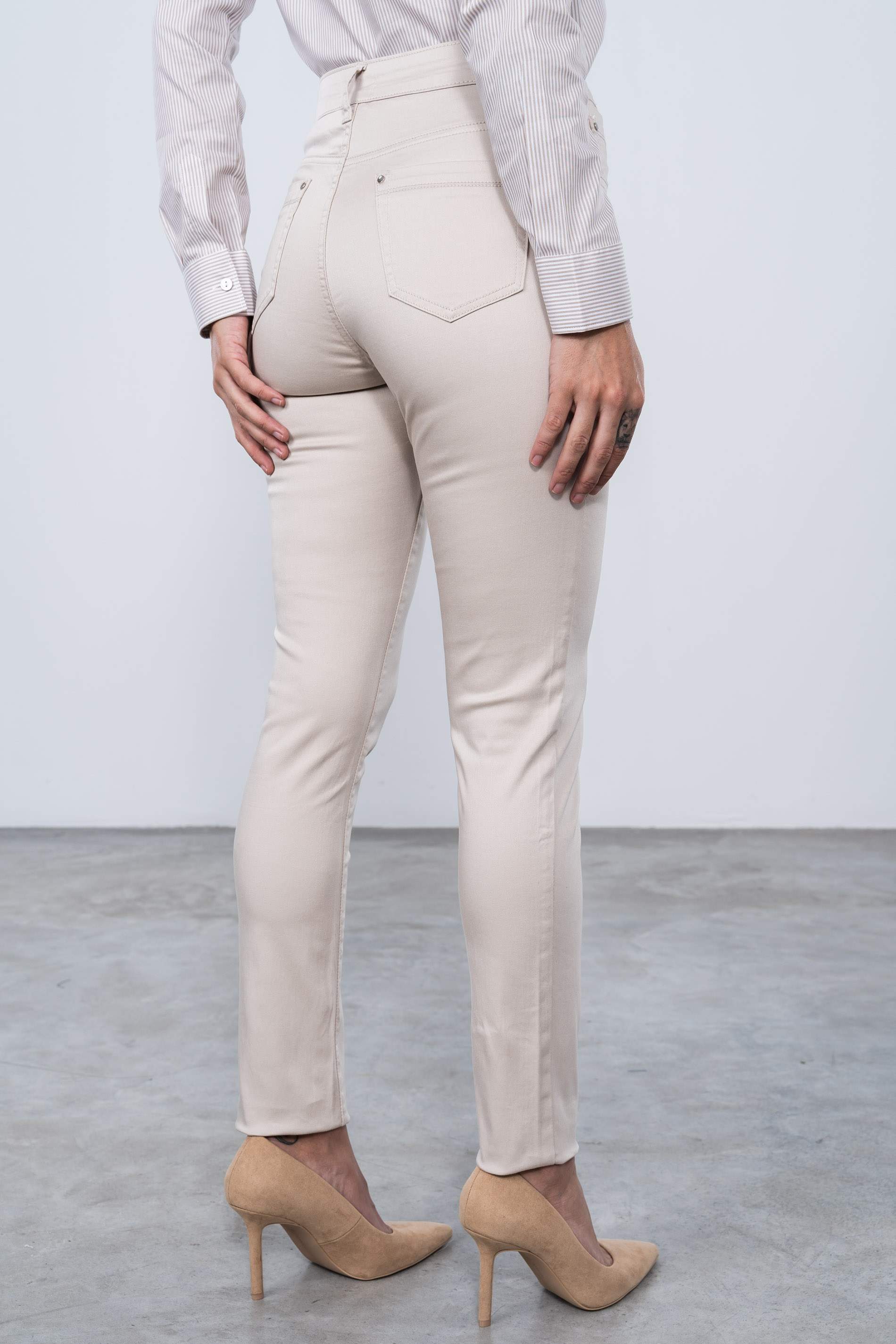 PANTALON 5 BOLSILLOS BEIGE