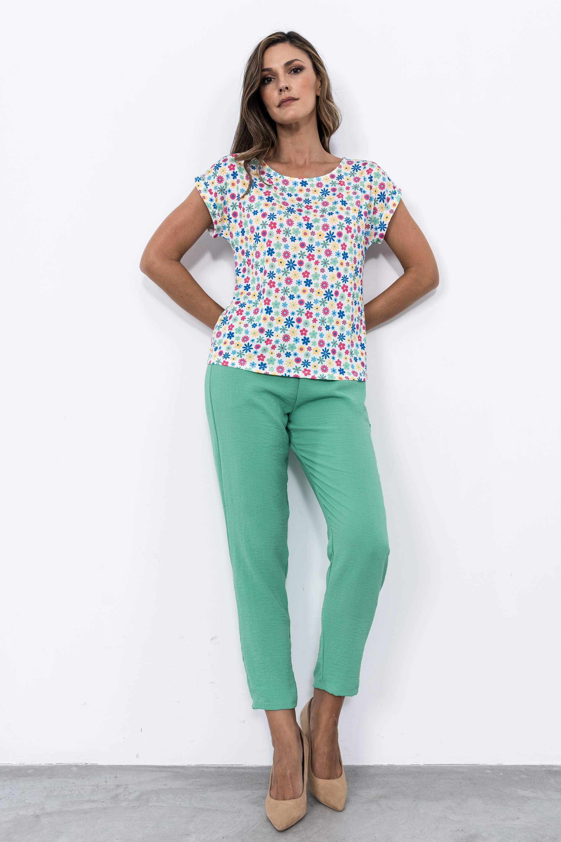CAMISETA DIBUJO FLOR