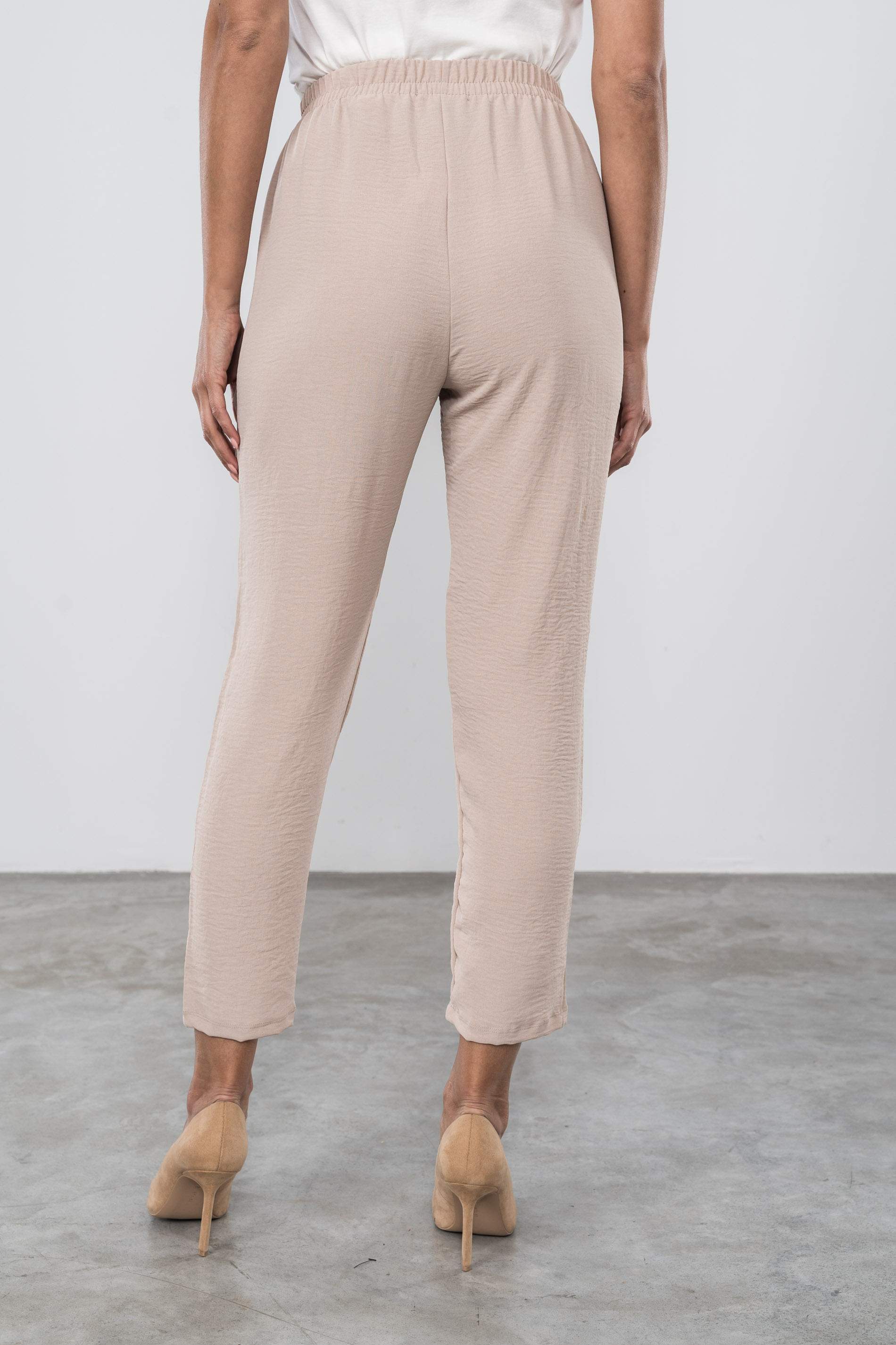 PANTALON HOLGADO BASICO BEIGE