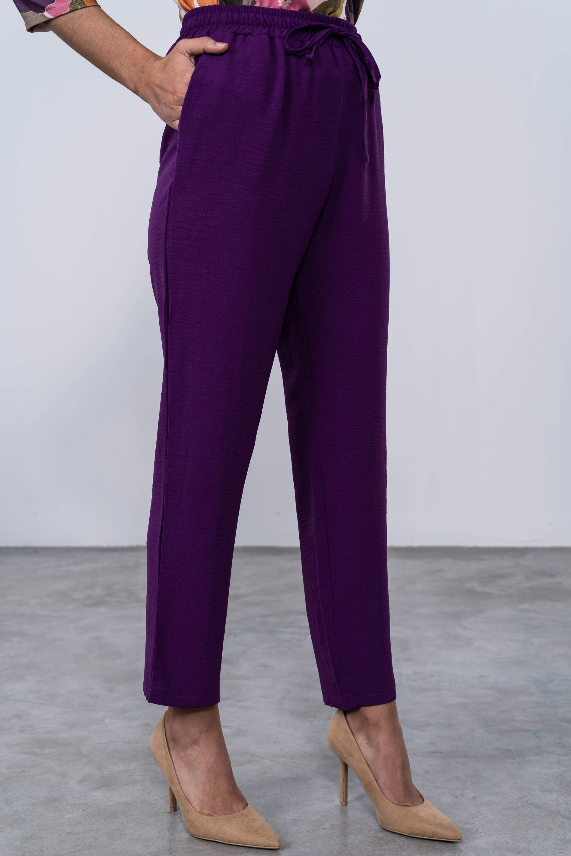 PANTALON HOLGADO MORADO