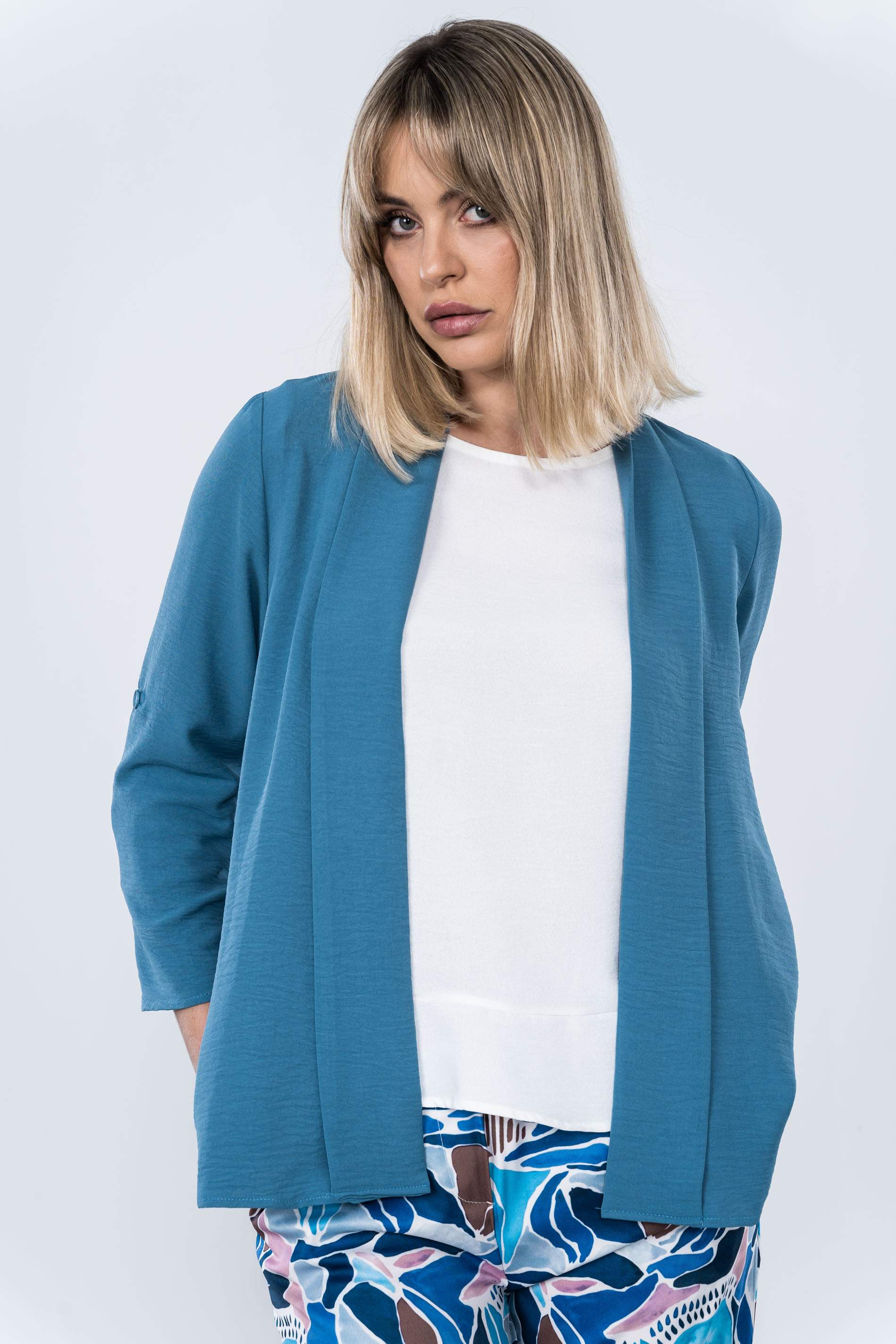 SOBRECAMISA TRABILLA AZUL