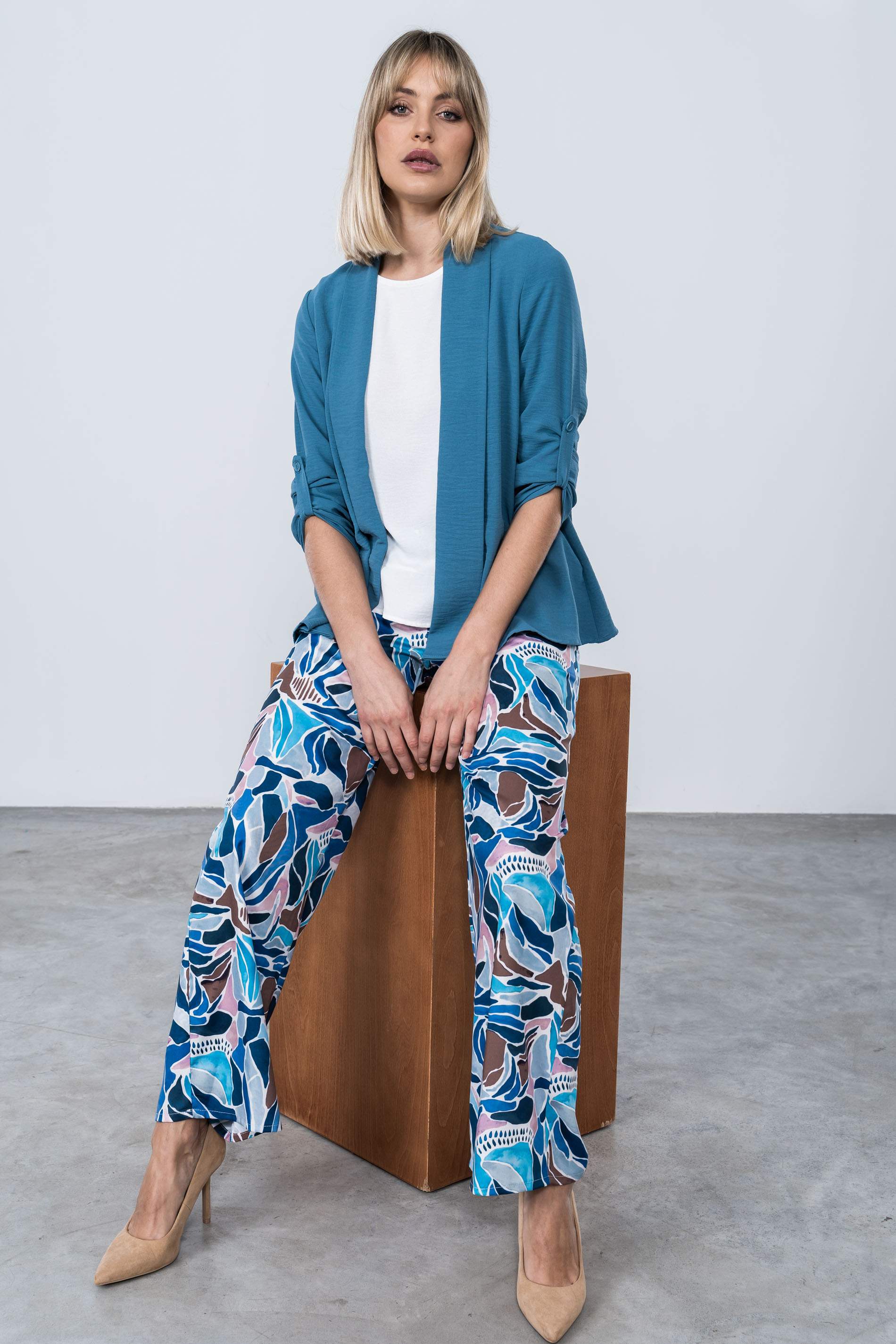 SOBRECAMISA TRABILLA AZUL