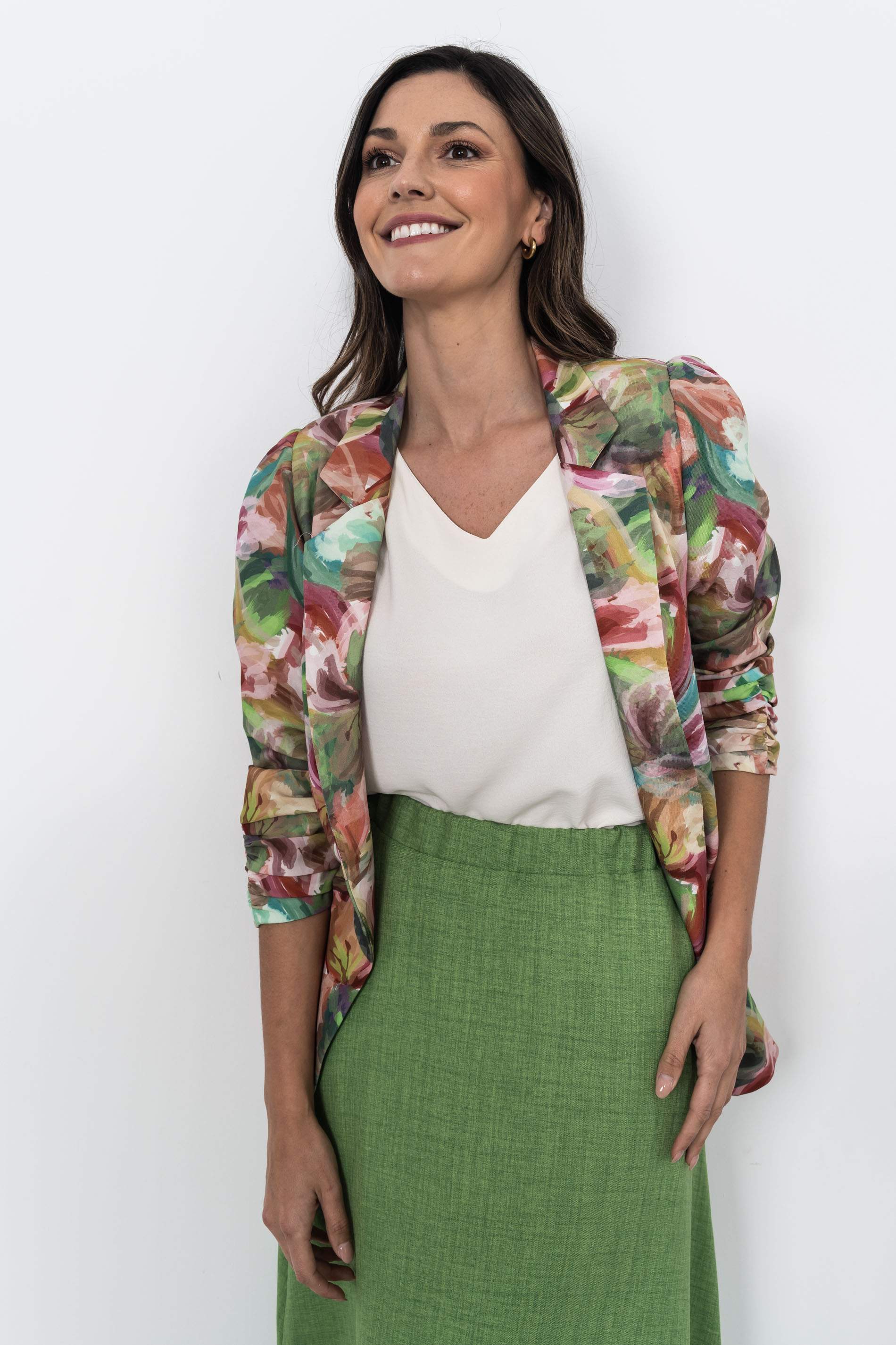 BLUSA DETALLE LAZO MANGA CORTA CRUDO