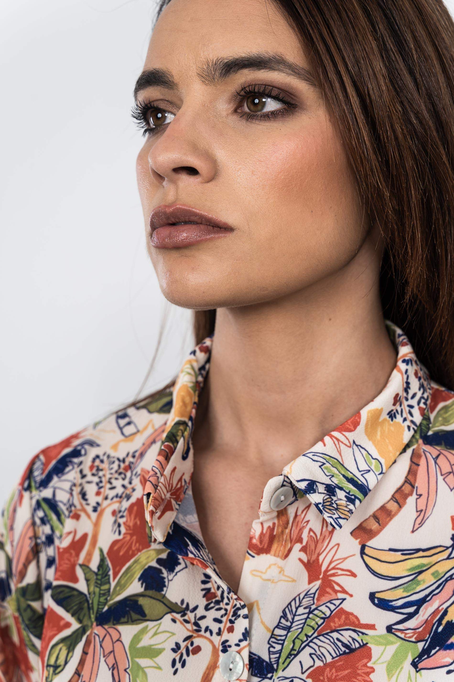 VESTIDO CAMISERO PALMERAS 