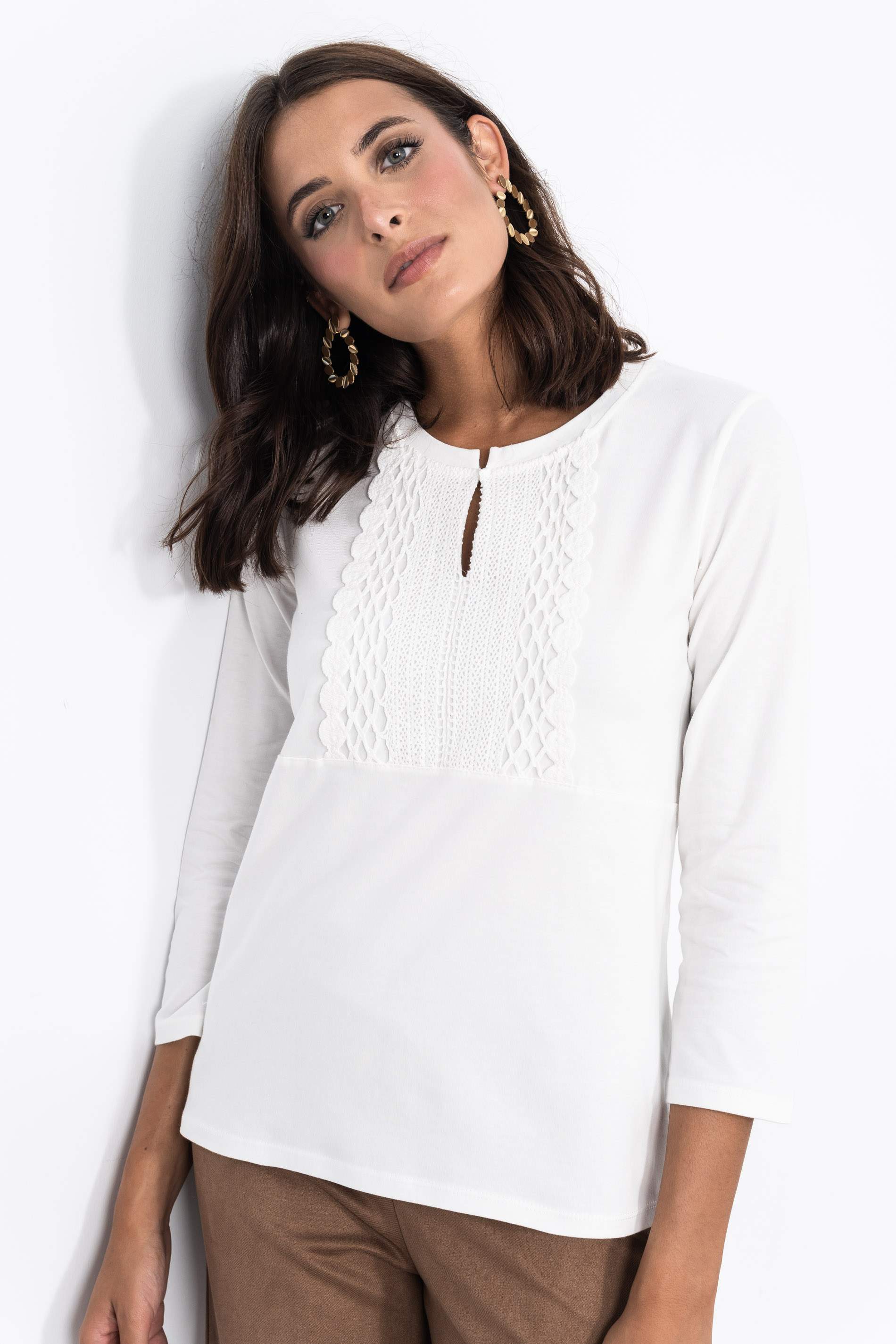 CAMISETA CORTE PECHERA M/F