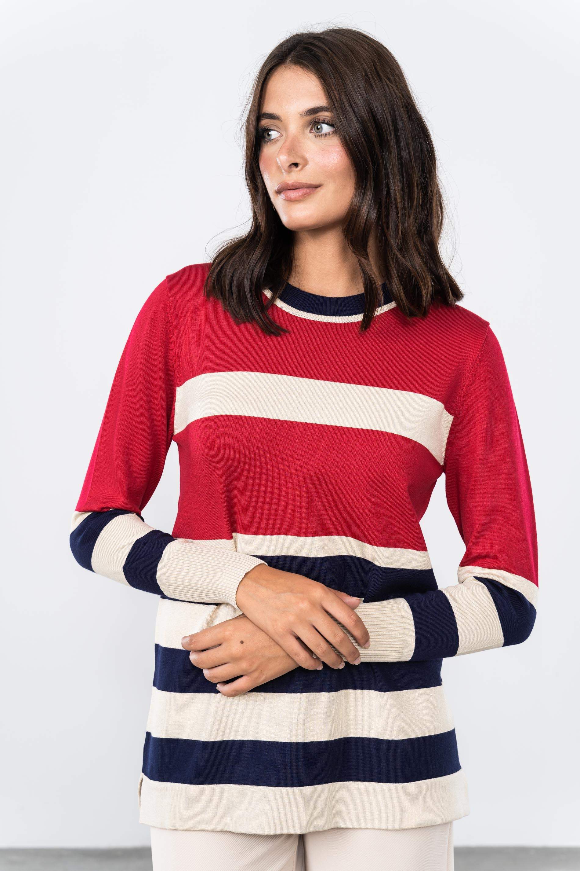 JERSEY RAYAS COMBINADAS ROJO