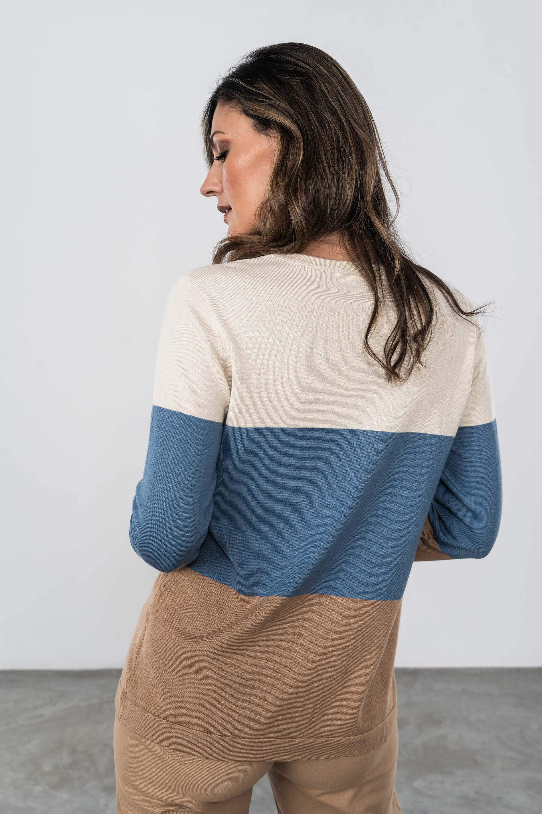 JERSEY BLOQUES COLOR CAMEL