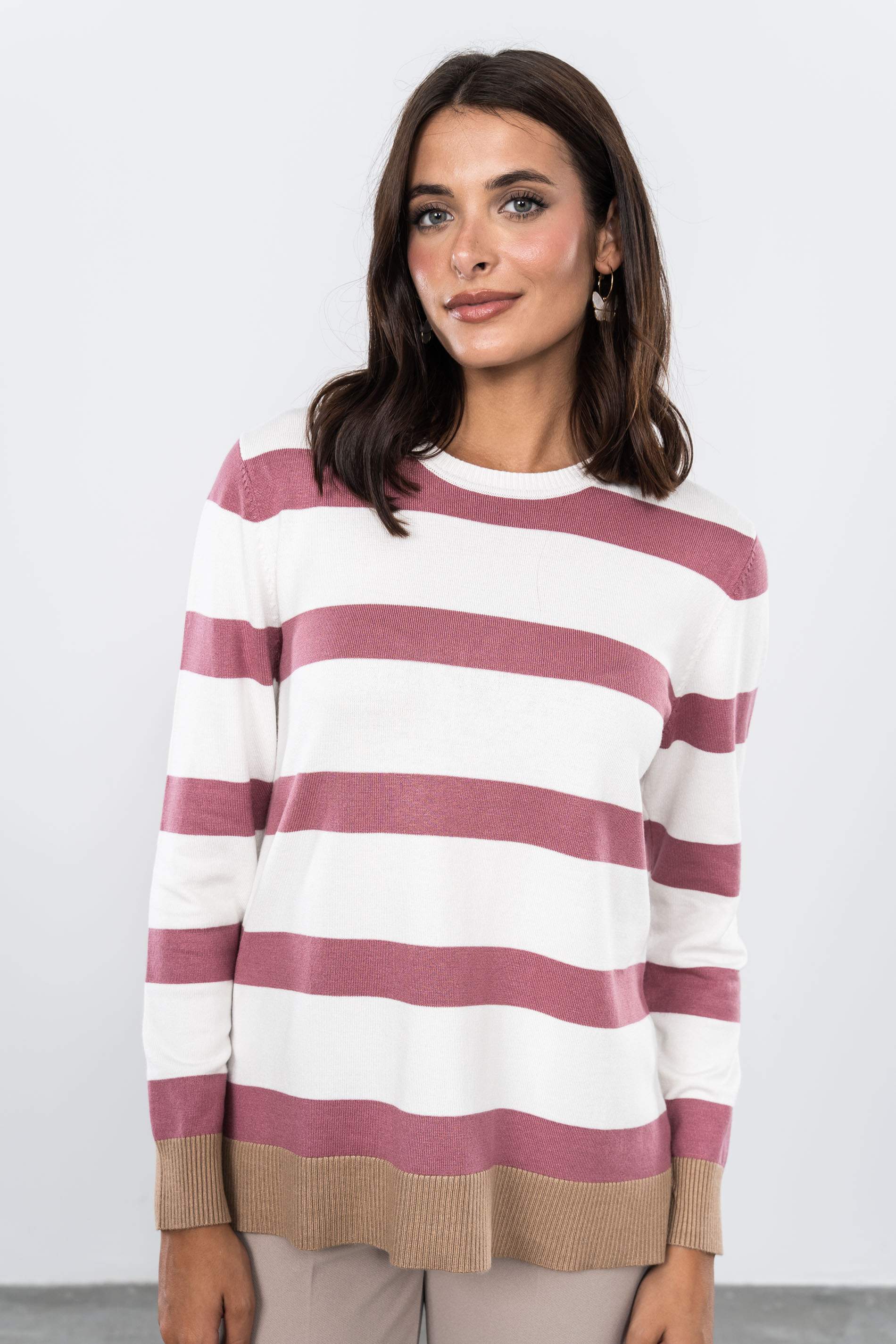 JERSEY RAYAS COMBINADAS ROSA