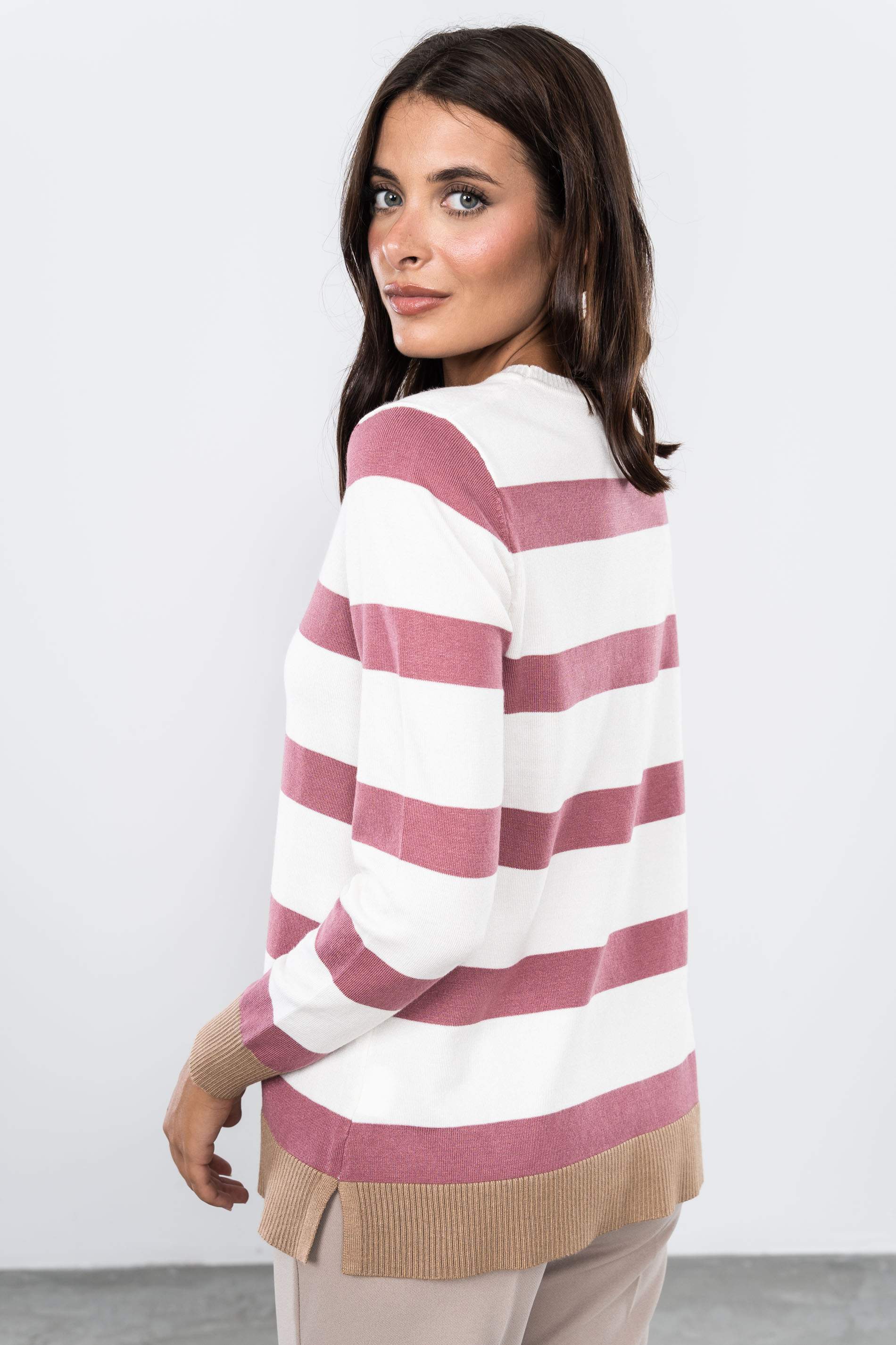 JERSEY RAYAS COMBINADAS ROSA