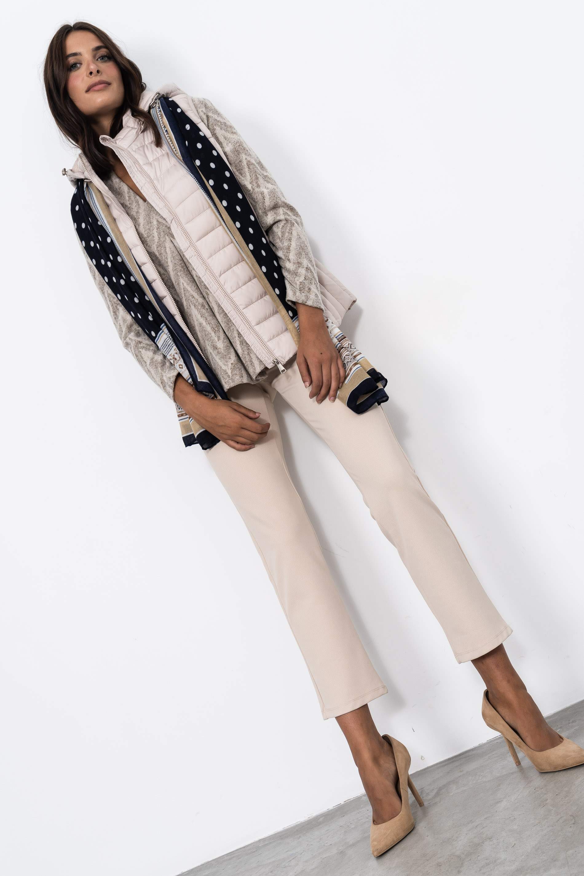 JERSEY PUNTO ESTAMPADO ZIG ZAG 