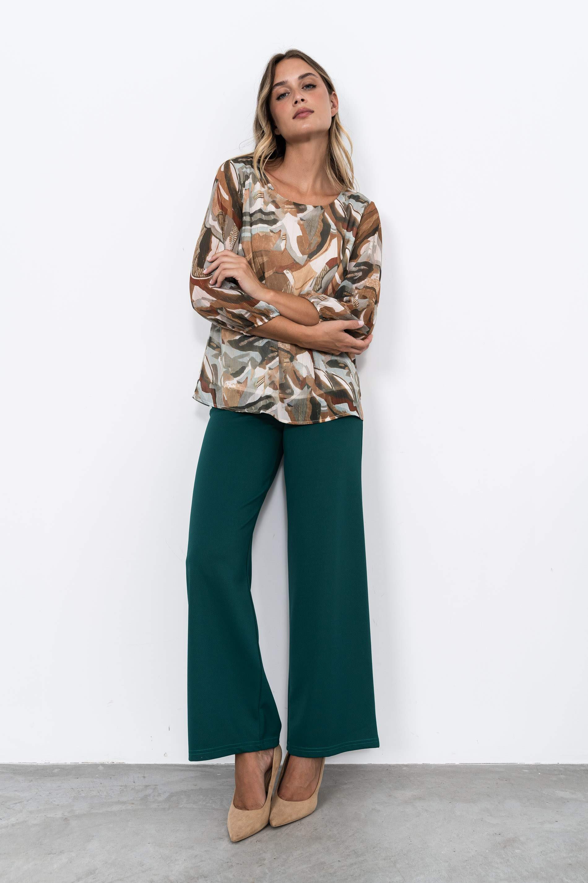 BLUSA DIBUJO ABSTRACTO LUREX