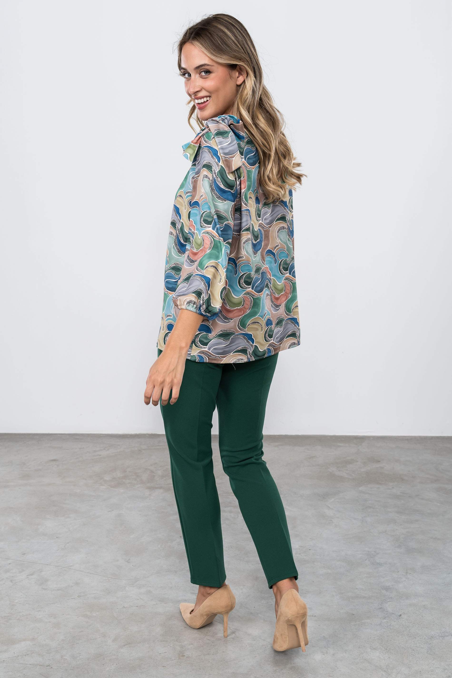 BLUSA ESTAMPADA ABSTRACTO