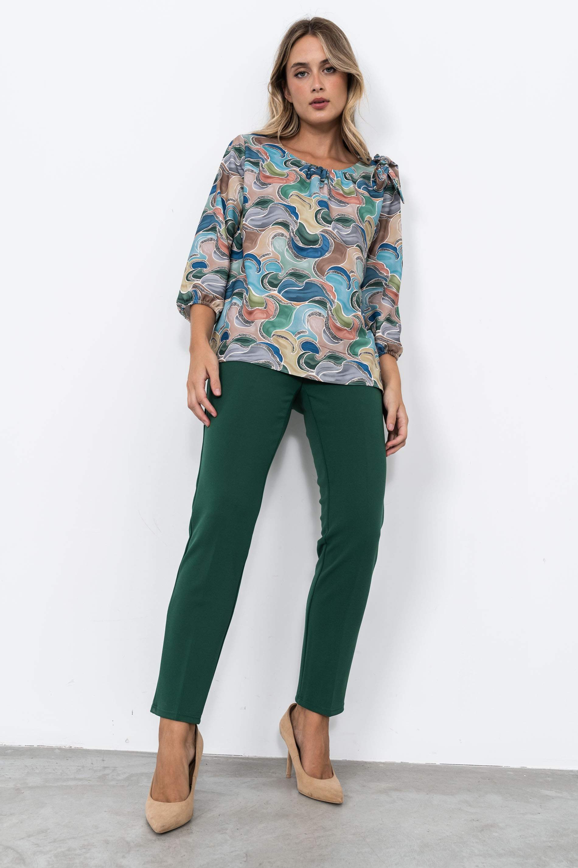 BLUSA ESTAMPADA ABSTRACTO