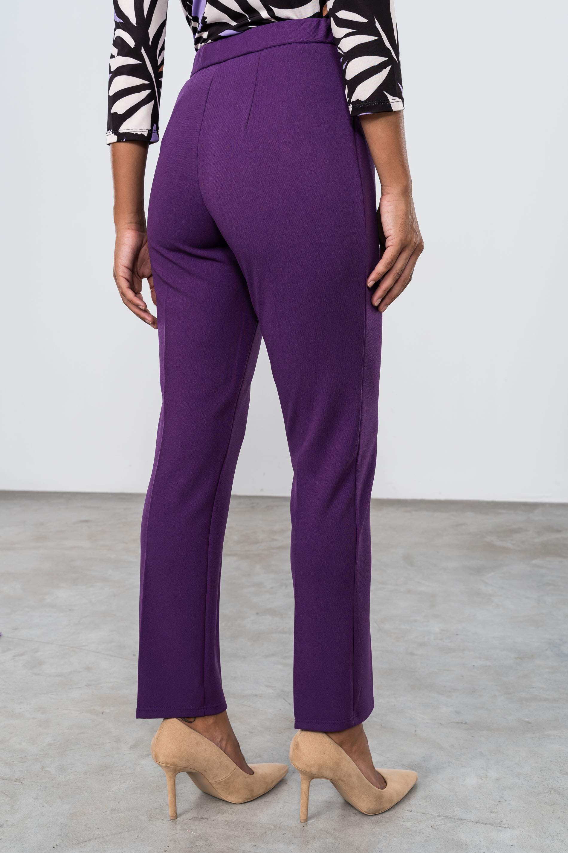 PANTALÓN CINTURA ELÁSTICA MORADO