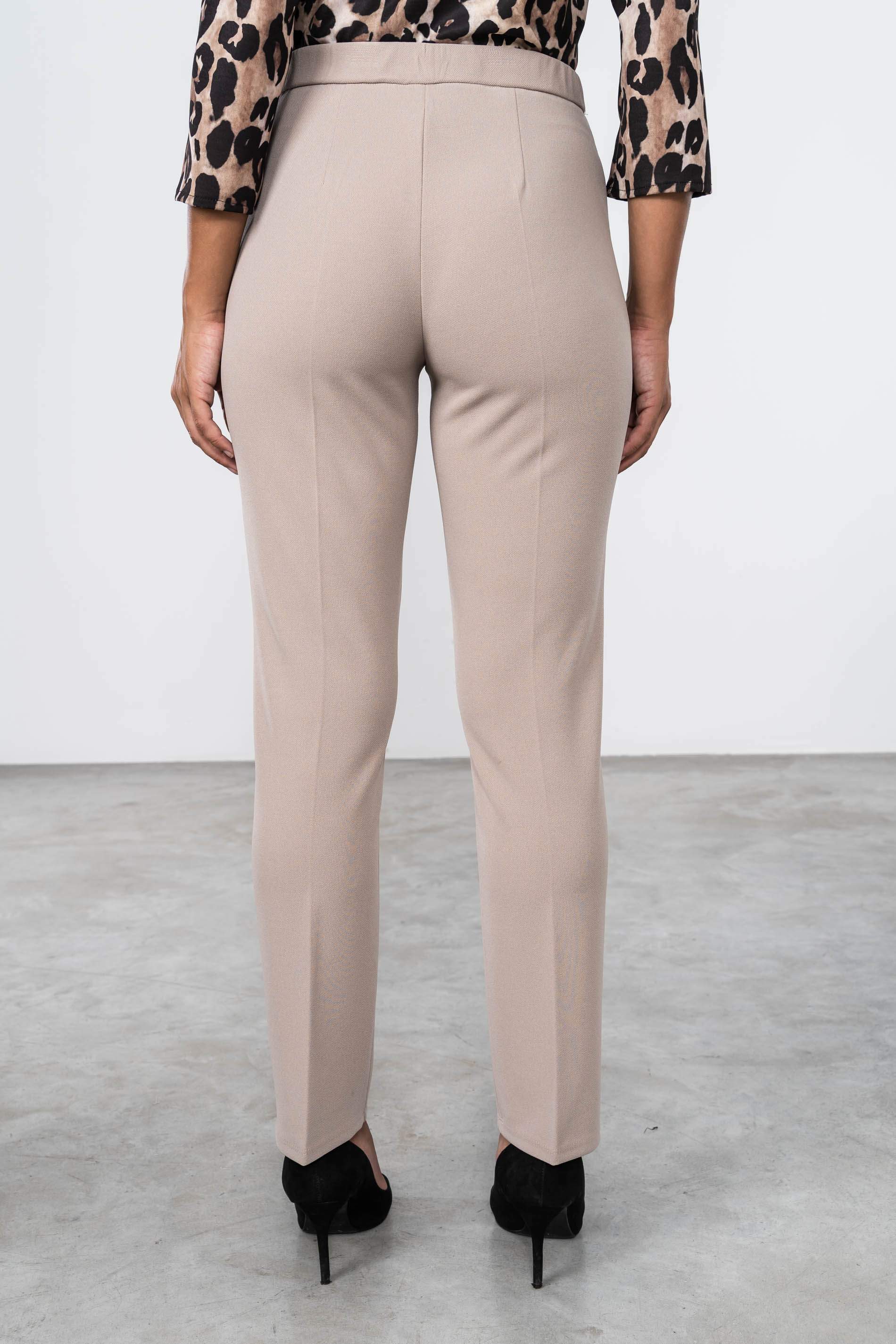 PANTALÓN CINTURA ELÁSTICA PIEDRA