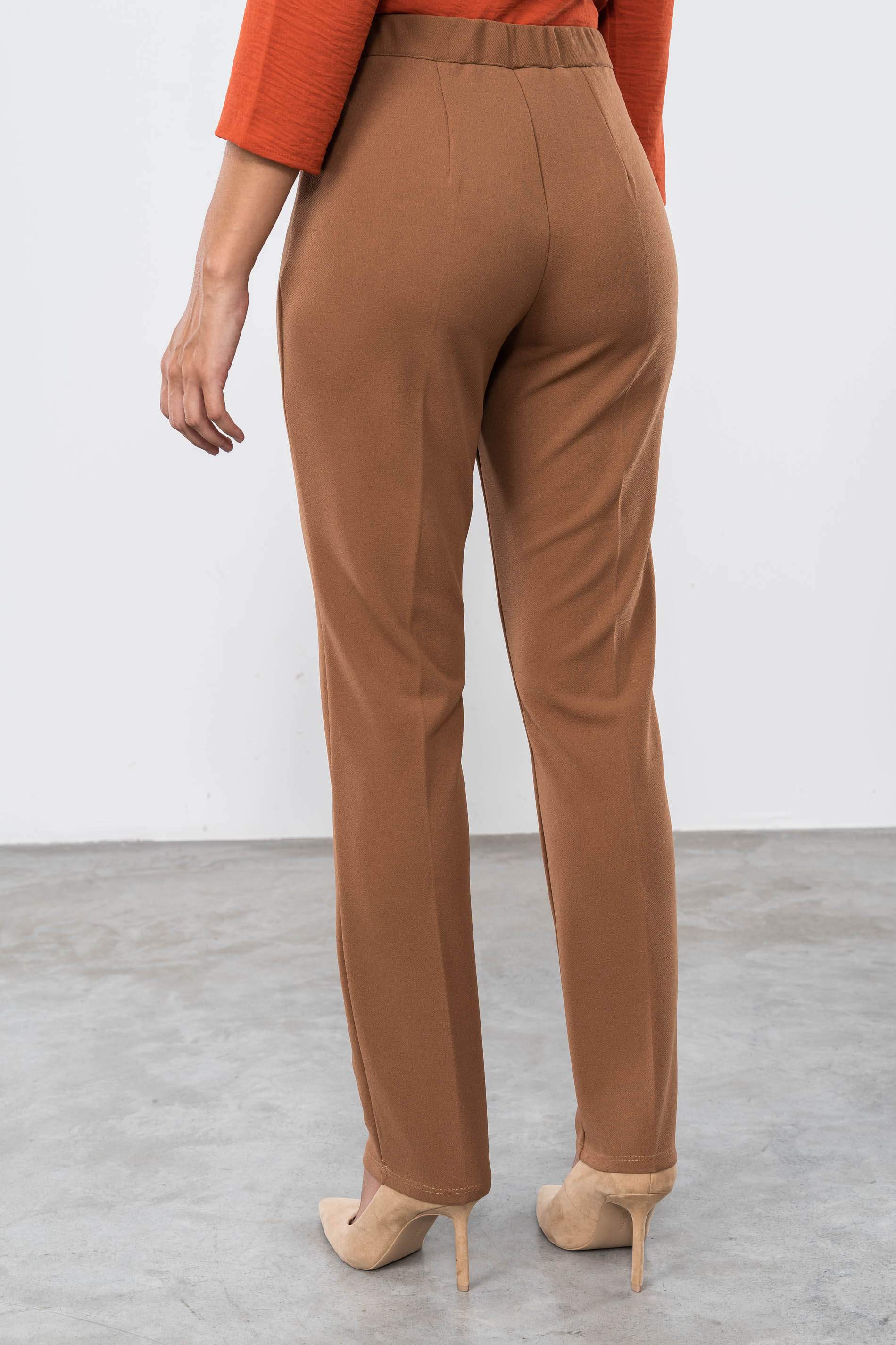 PANTALÓN CINTURA ELÁSTICA CAMEL