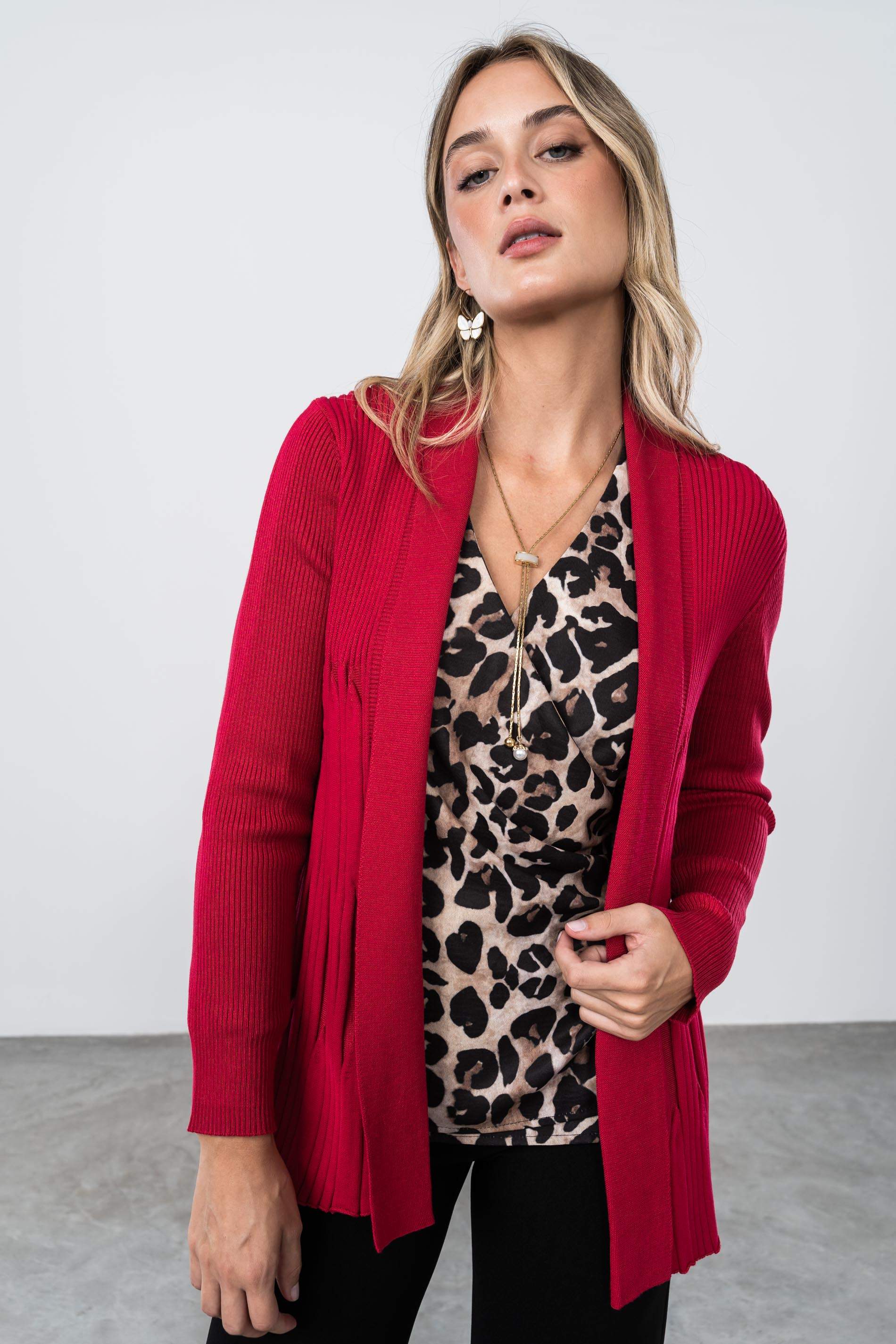 CHAQUETA CANALE ROJO