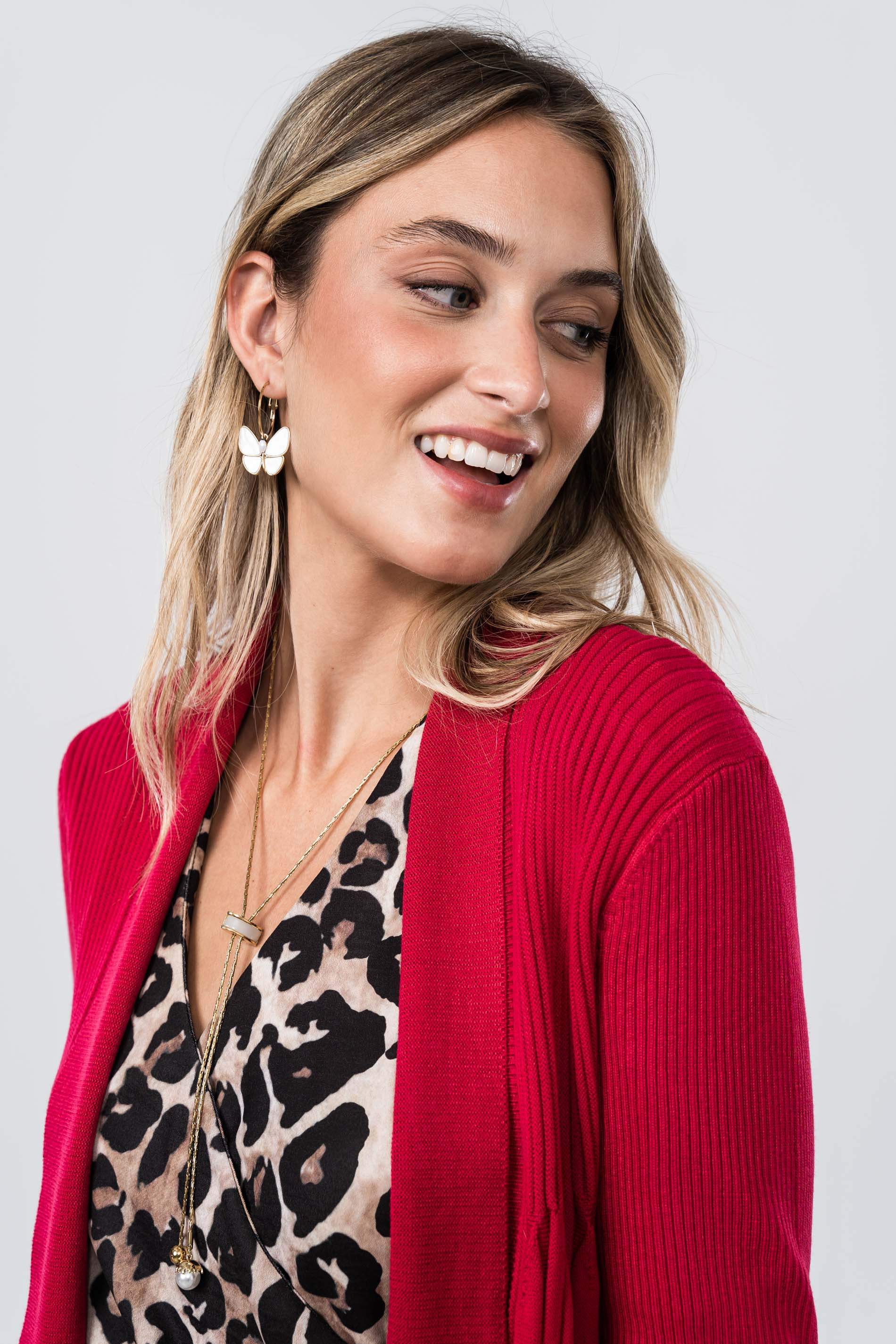 CHAQUETA CANALE ROJO