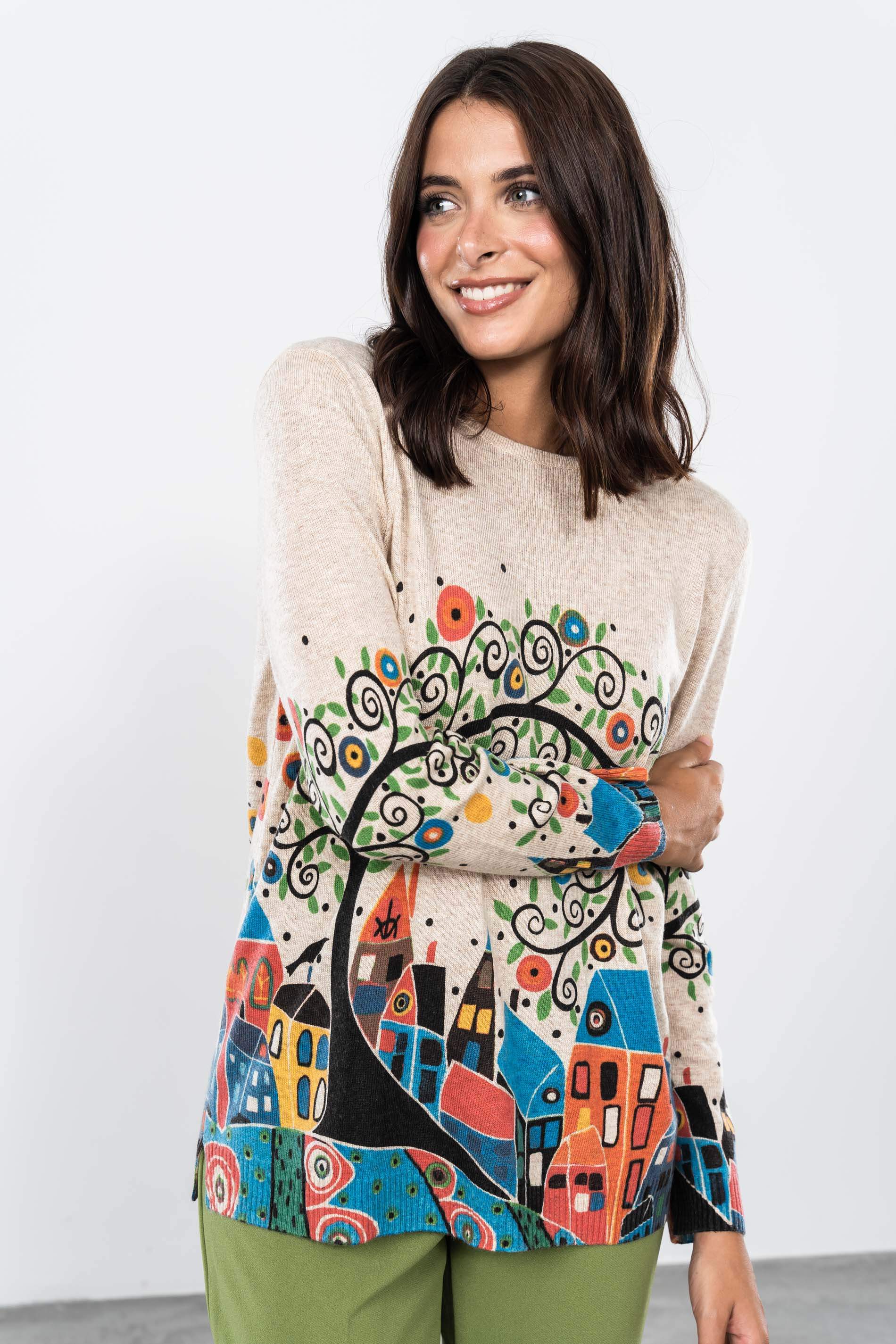 JERSEY ESTAMPADO CASITAS 