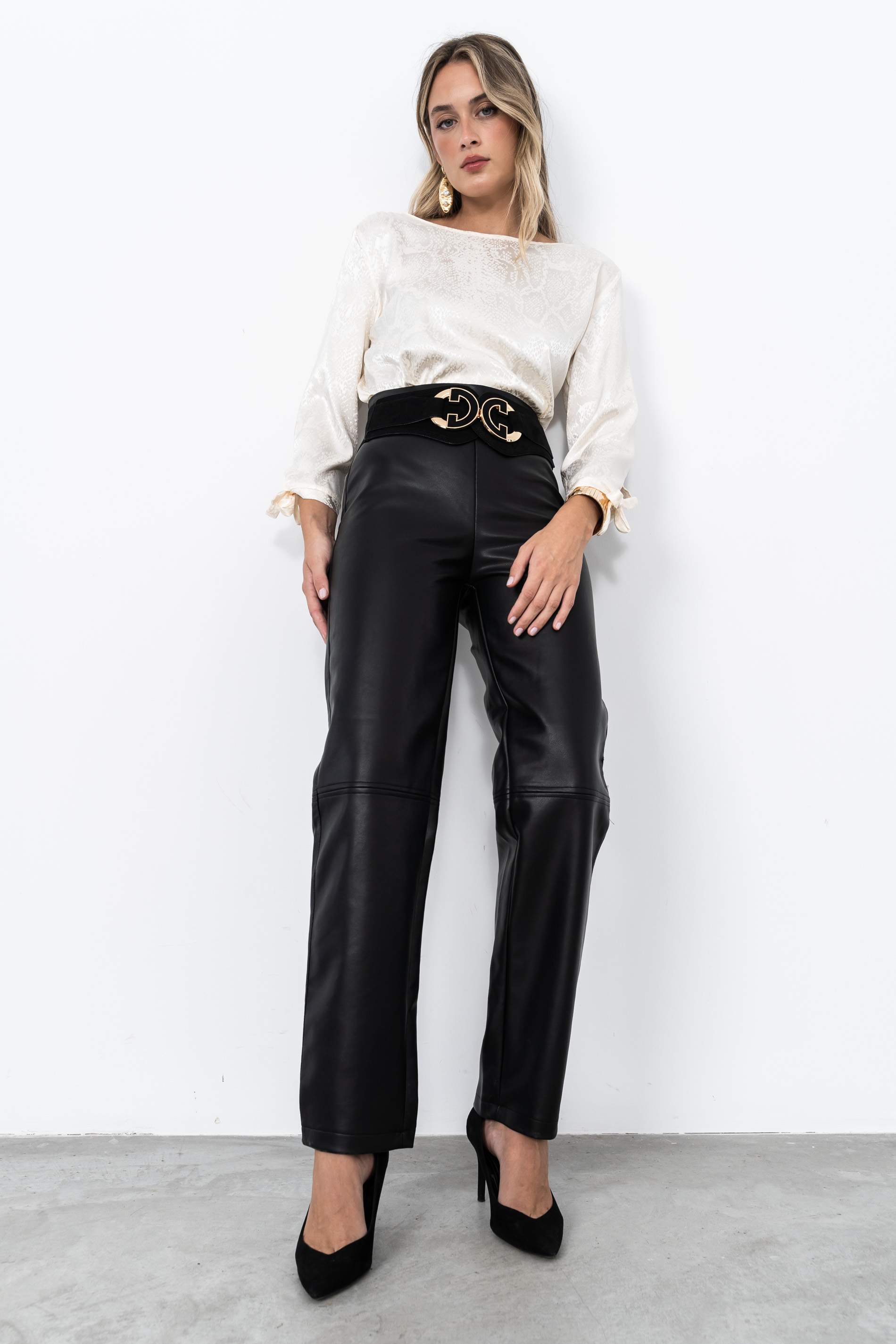 PANTALON POLIPIEL NEGRO