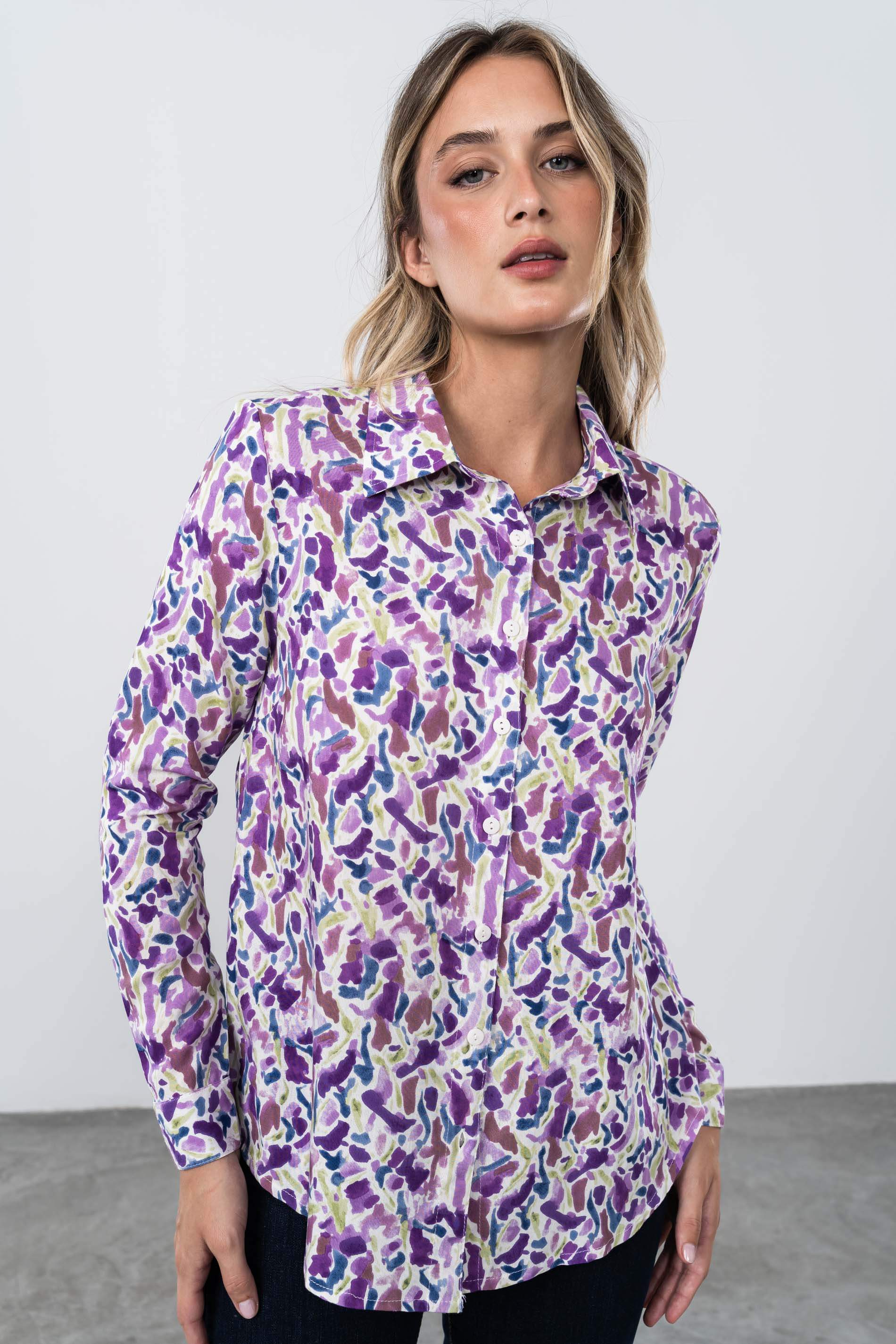 CAMISA ESTAMPADA MANCHAS