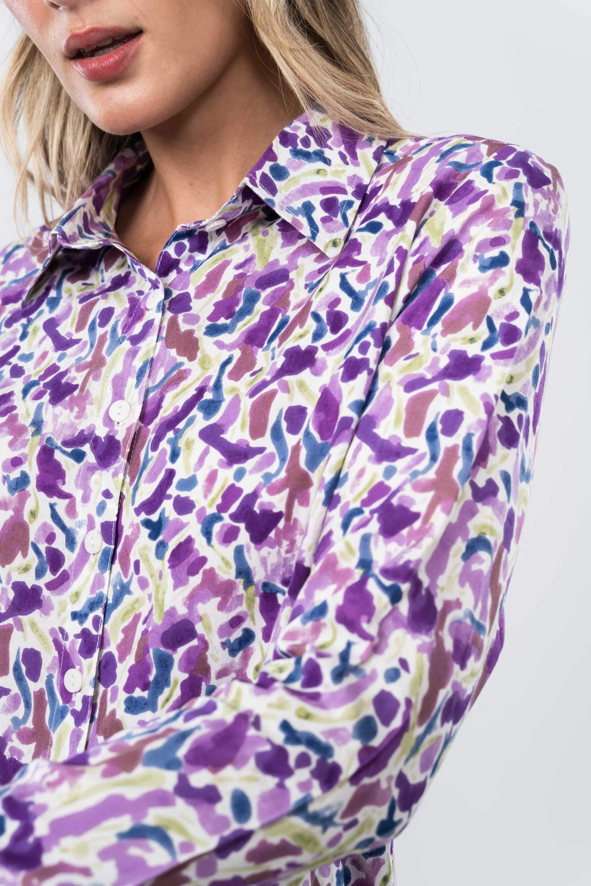 CAMISA ESTAMPADA MANCHAS