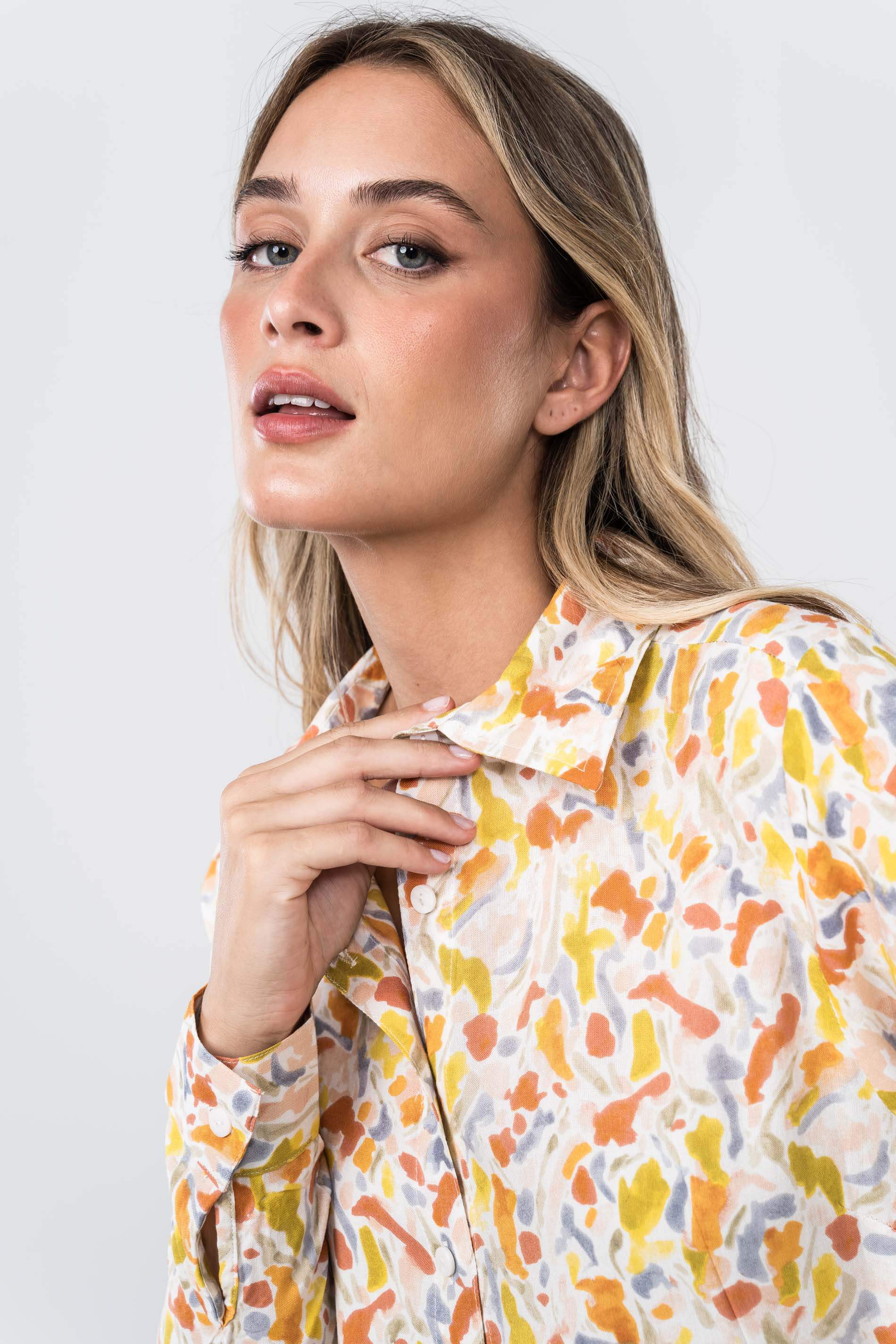 CAMISA ESTAMPADA MANCHAS CALDERA 