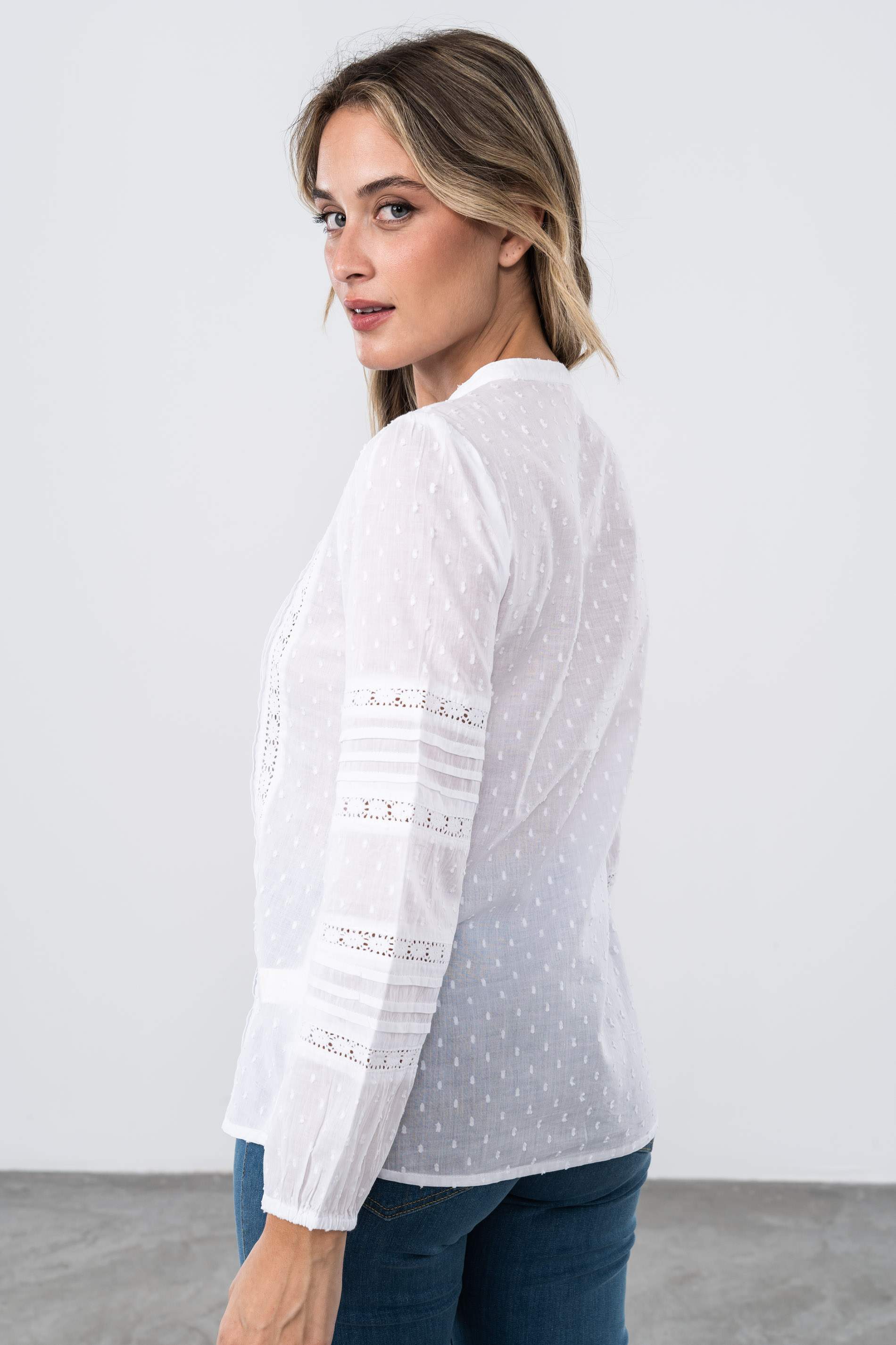 BLUSA PLUMETI ENCAJE 