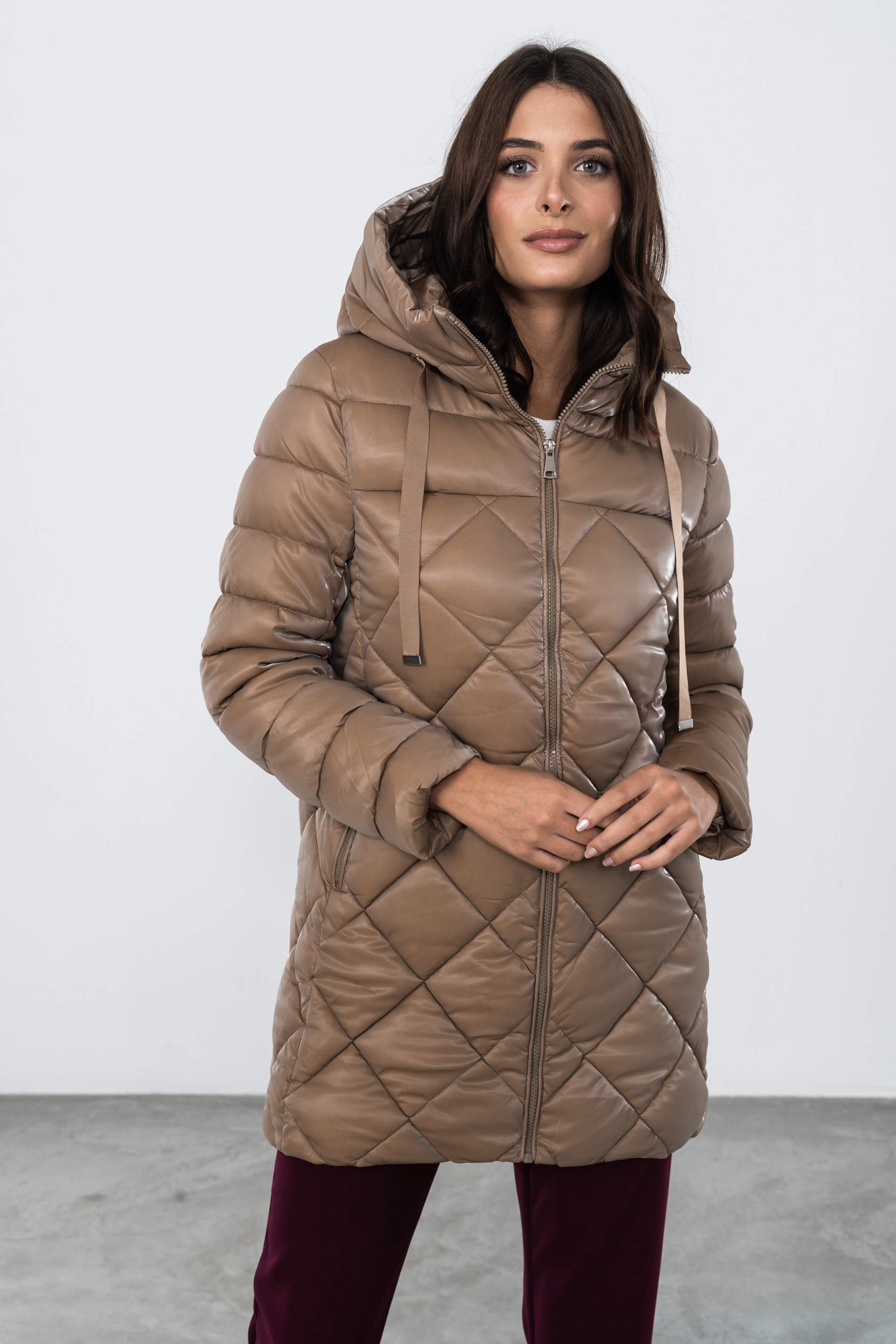 PARKA ROMBOS TORNASOL CAMEL