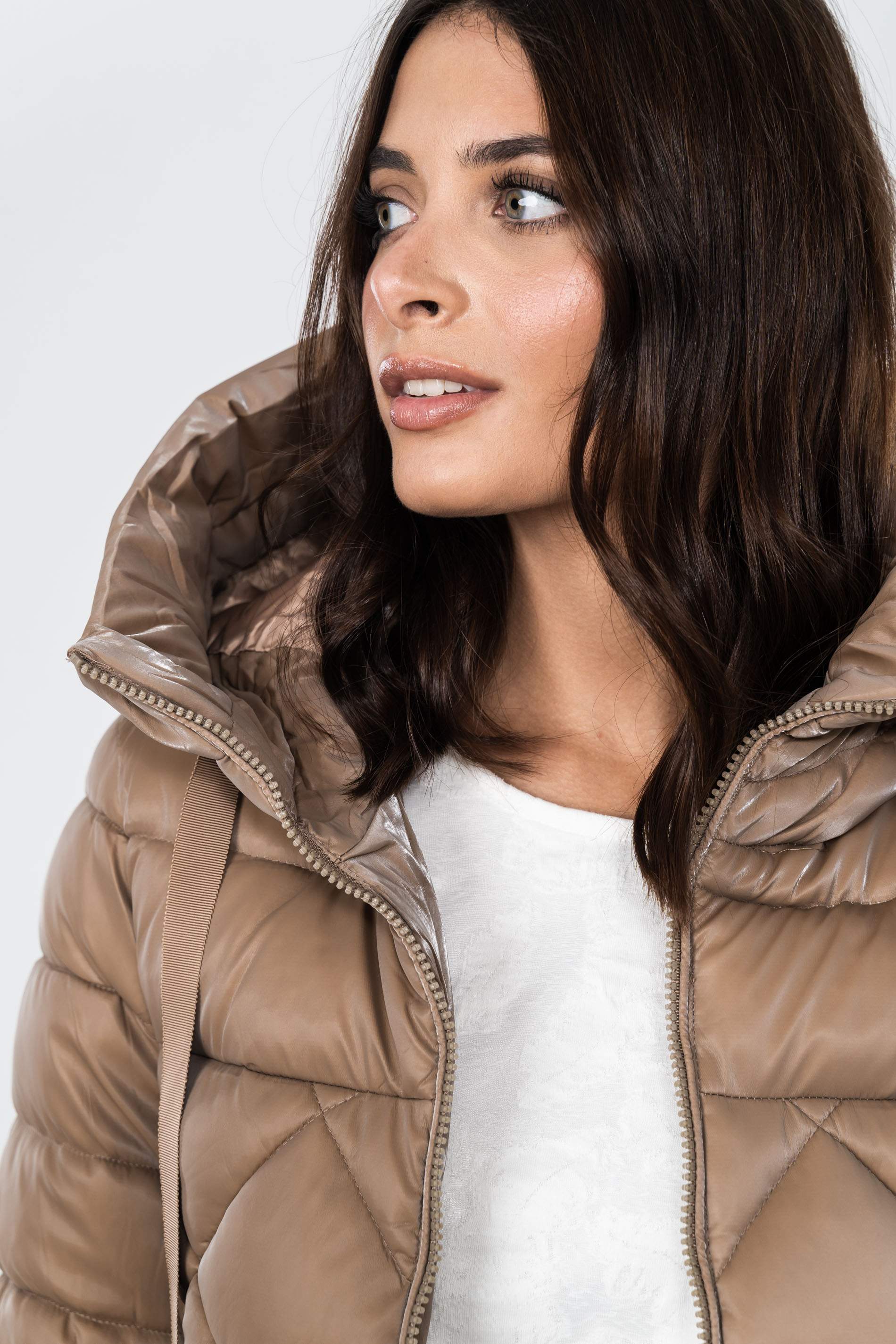 PARKA ROMBOS TORNASOL CAMEL
