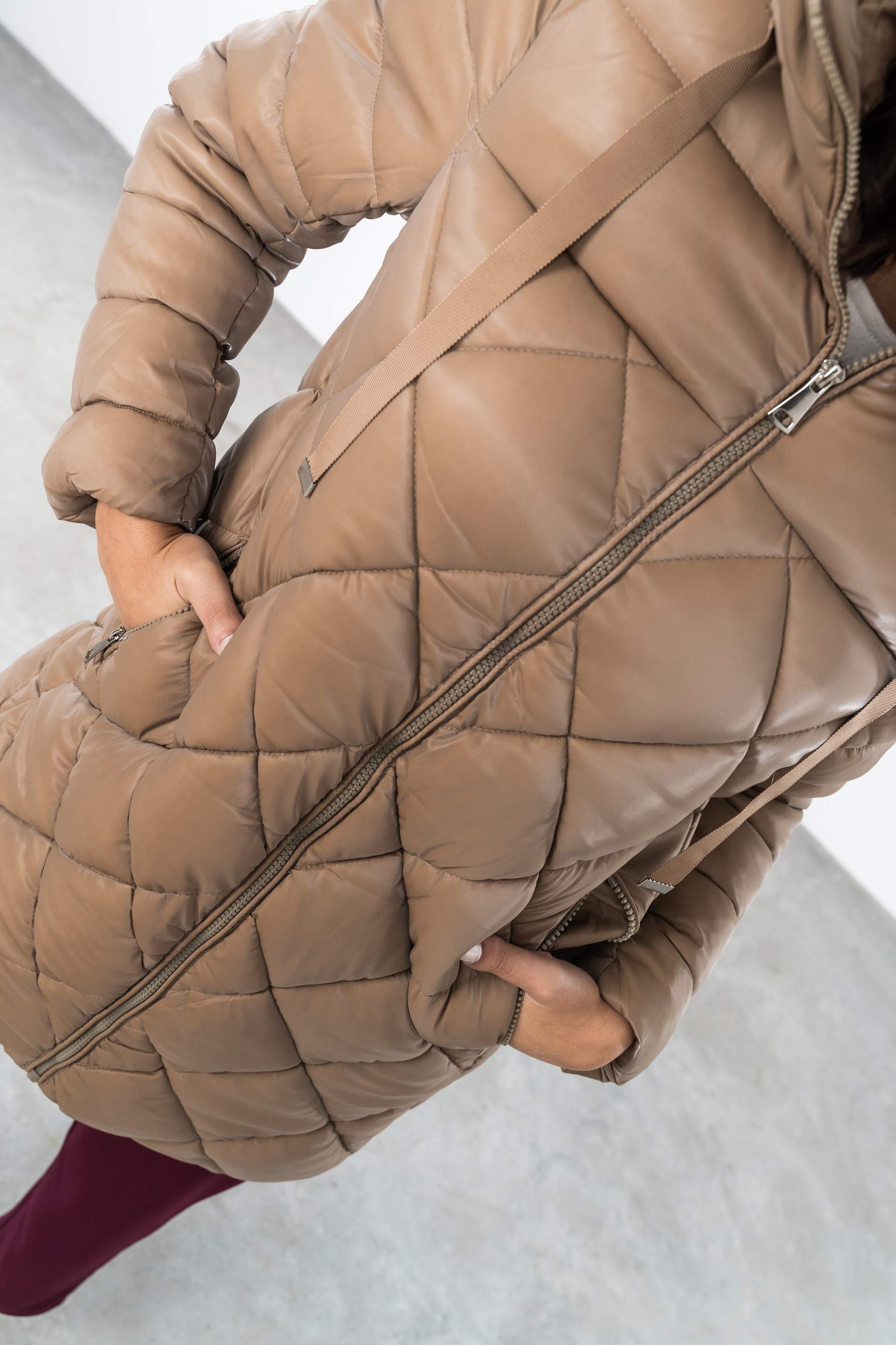 PARKA ROMBOS TORNASOL CAMEL