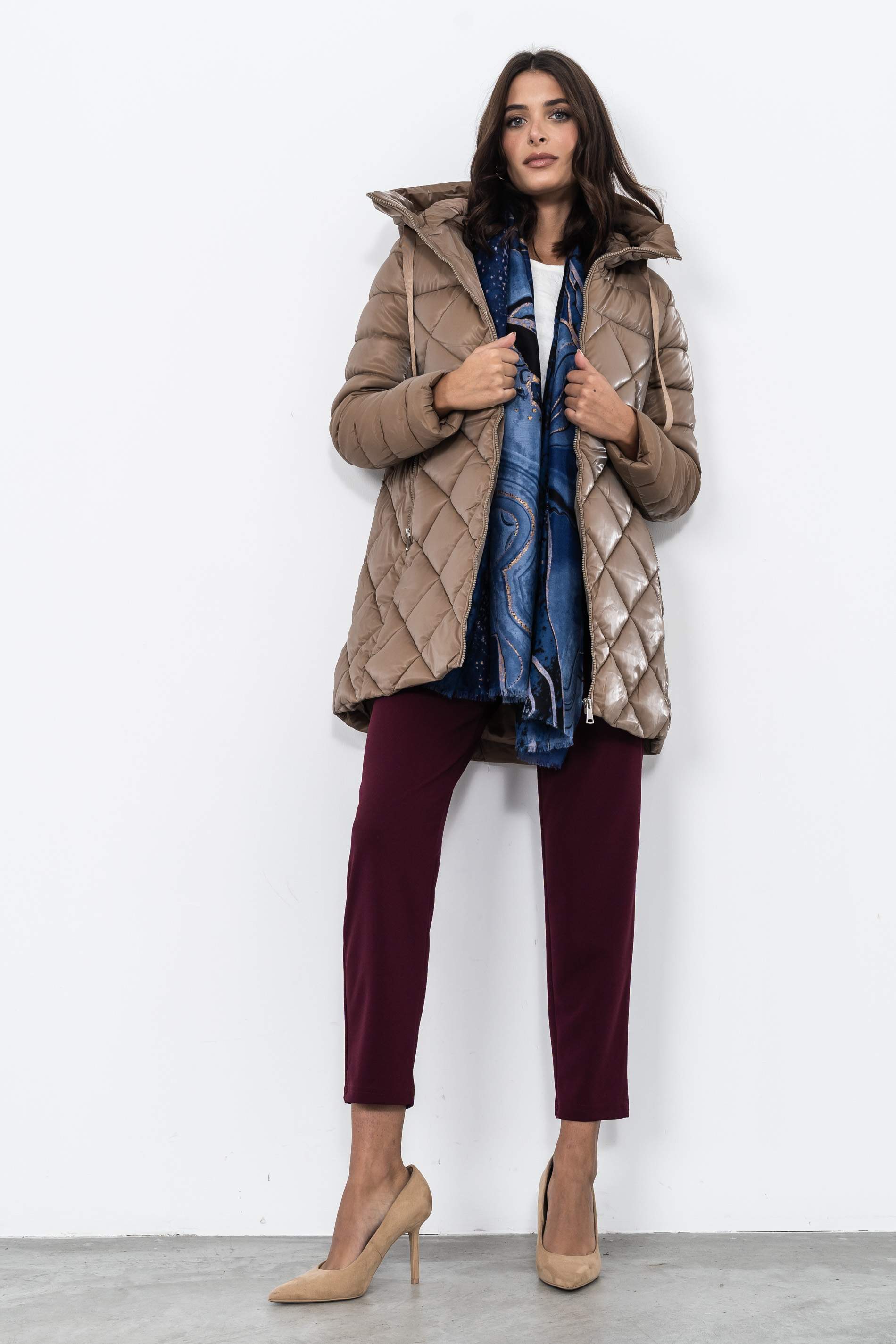 PARKA ROMBOS TORNASOL CAMEL
