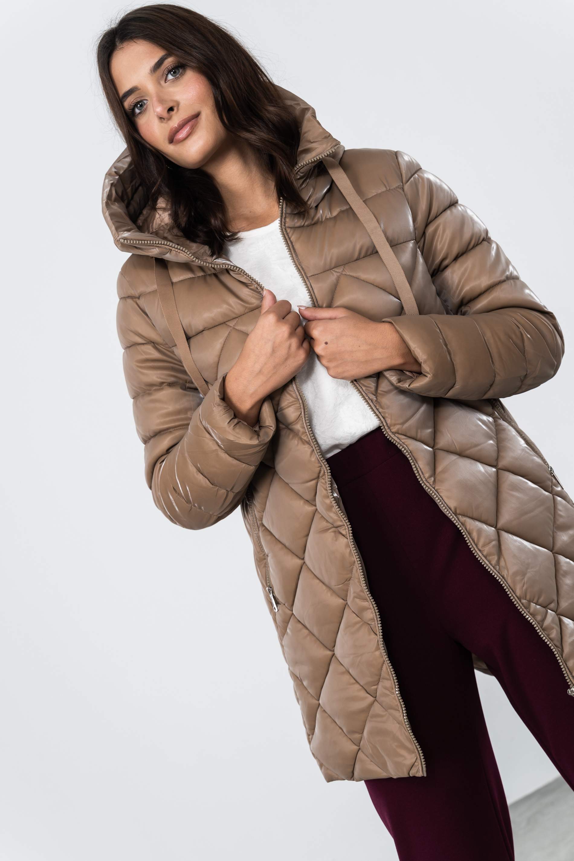 PARKA ROMBOS TORNASOL CAMEL