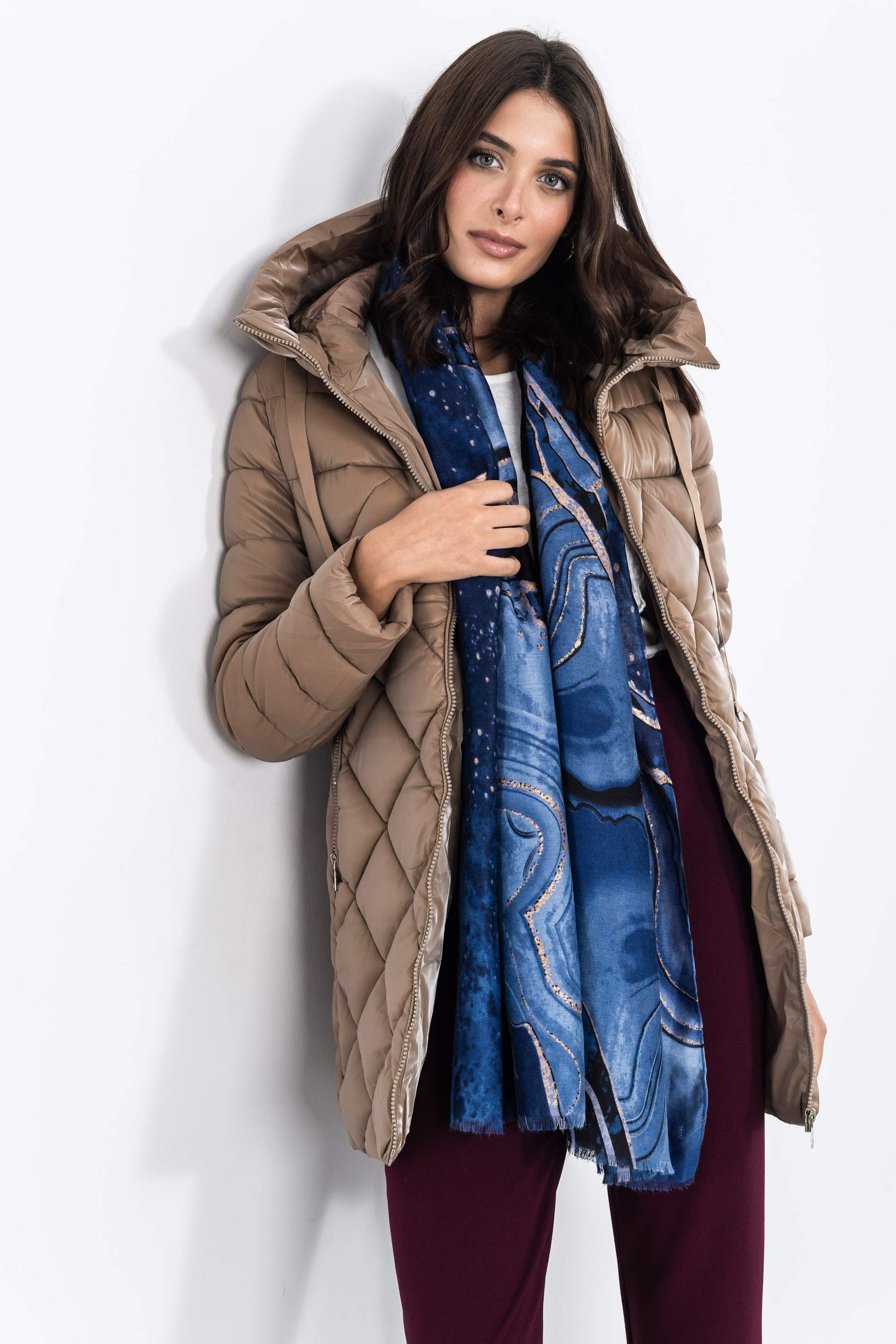 PARKA ROMBOS TORNASOL CAMEL